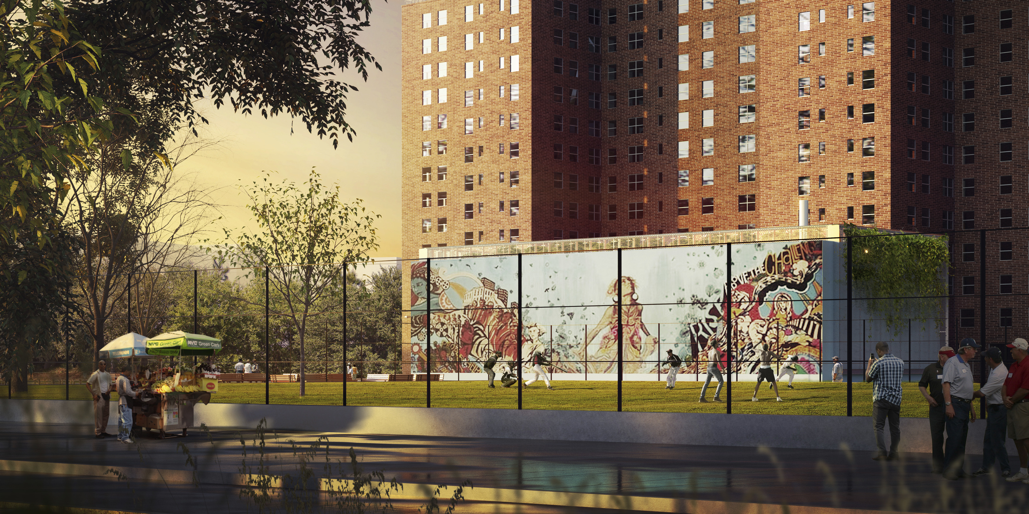 NYCHA Red Hook Houses by Kohn Pedersen Fox Associates Architizer