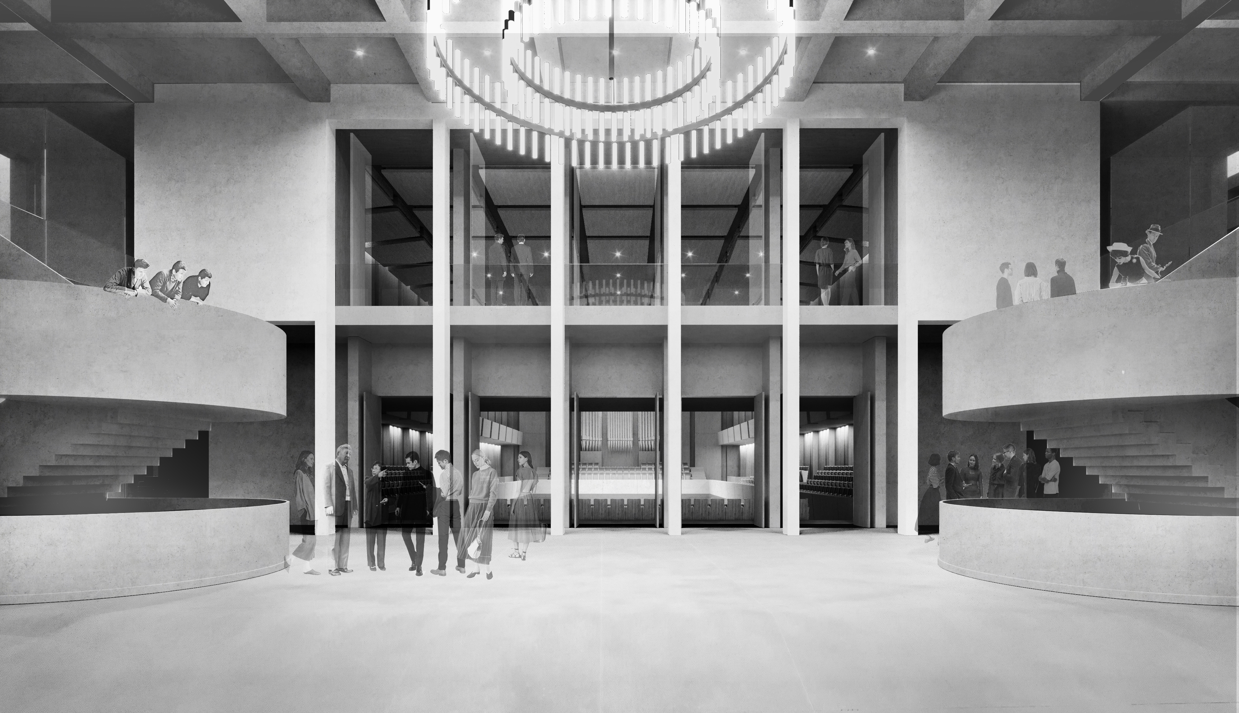 Music center Kraków - sound and nature by Baumschlager