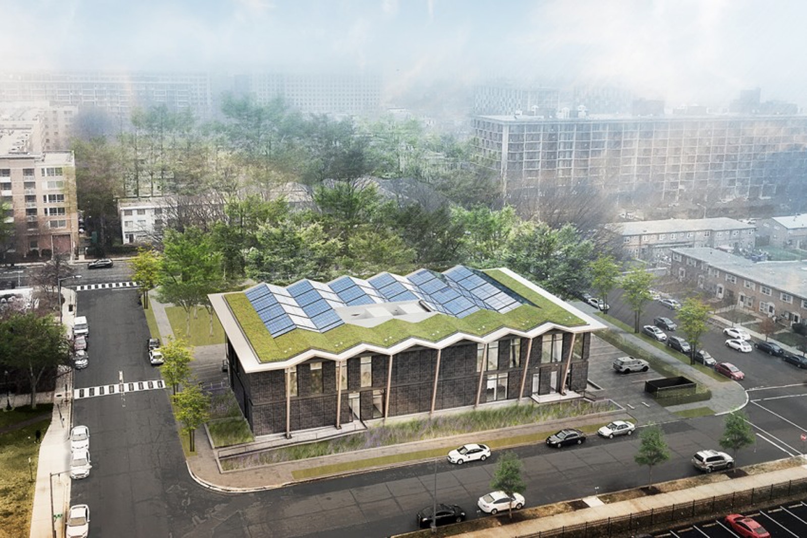 DC Southwest Library by StructureCraft, Perkins&Will Architizer