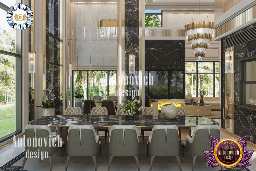 EXQUISITE DINING ROOM INTERIOR DESIGN BY LUXURY ANTONOVICH DESIGN by ...