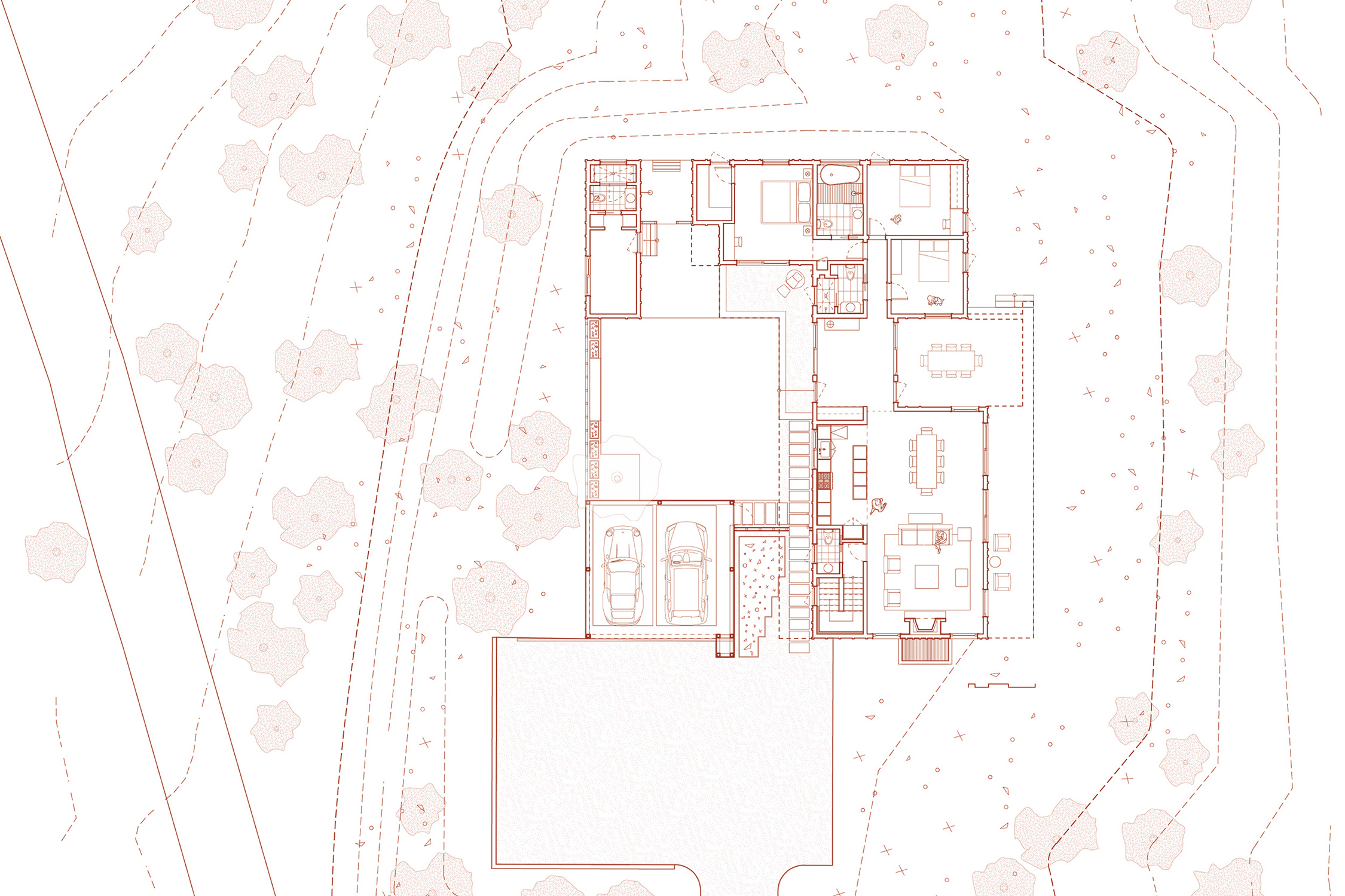 Upstate New York Courtyard House by Alepreda Architecture Architizer