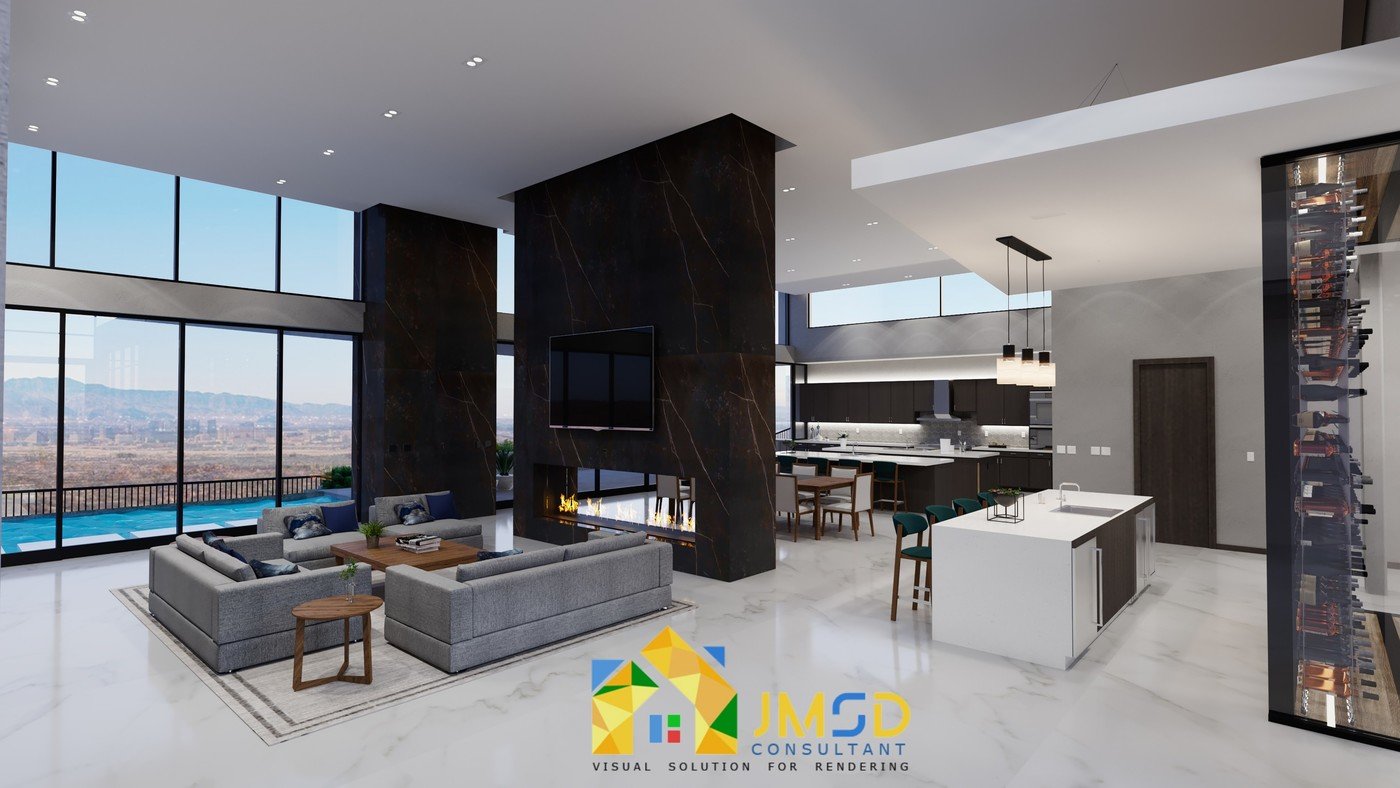 Architectural Interior Rendering by JS Engineering - Architectural ...