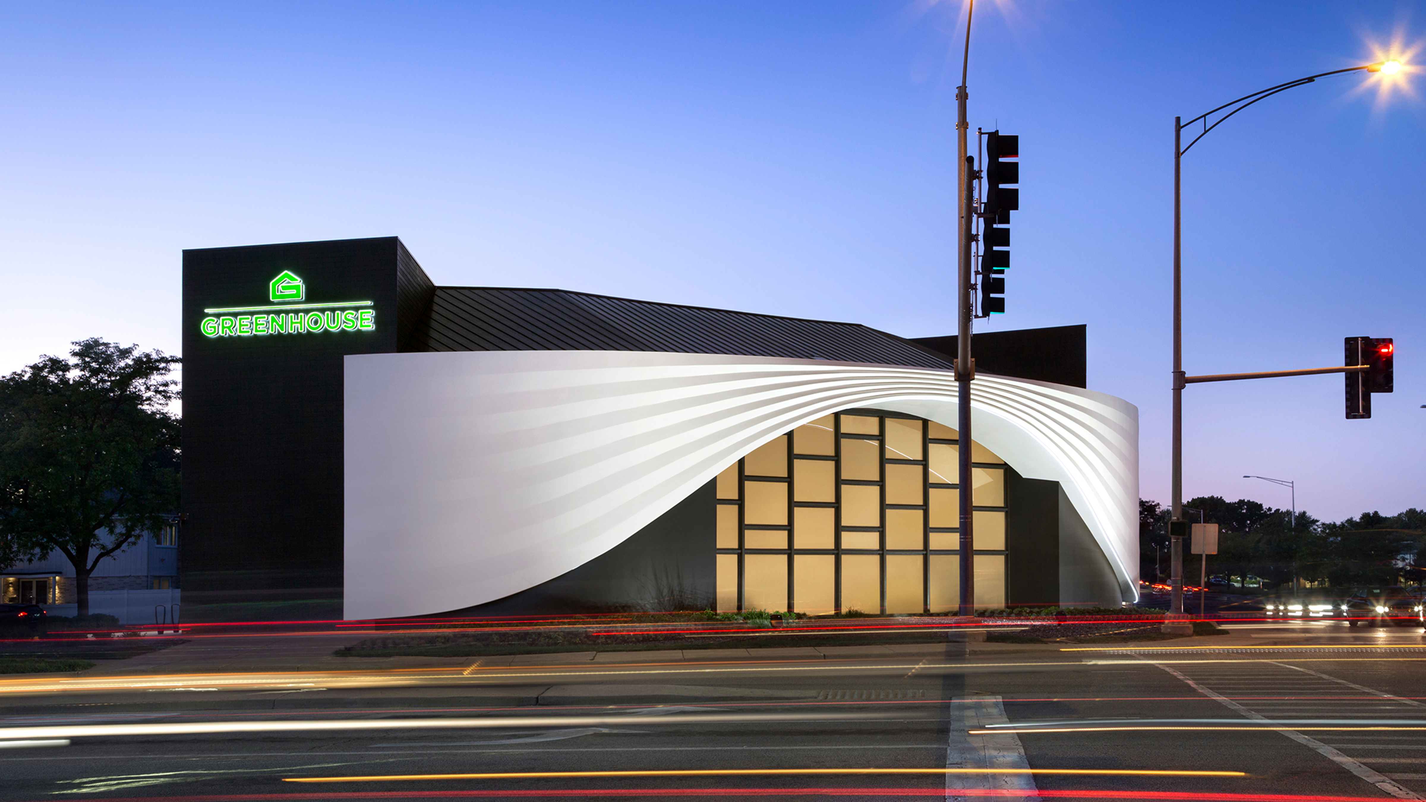 Greenhouse Flagship Dispensary by Camburas Theodore LTD Architizer