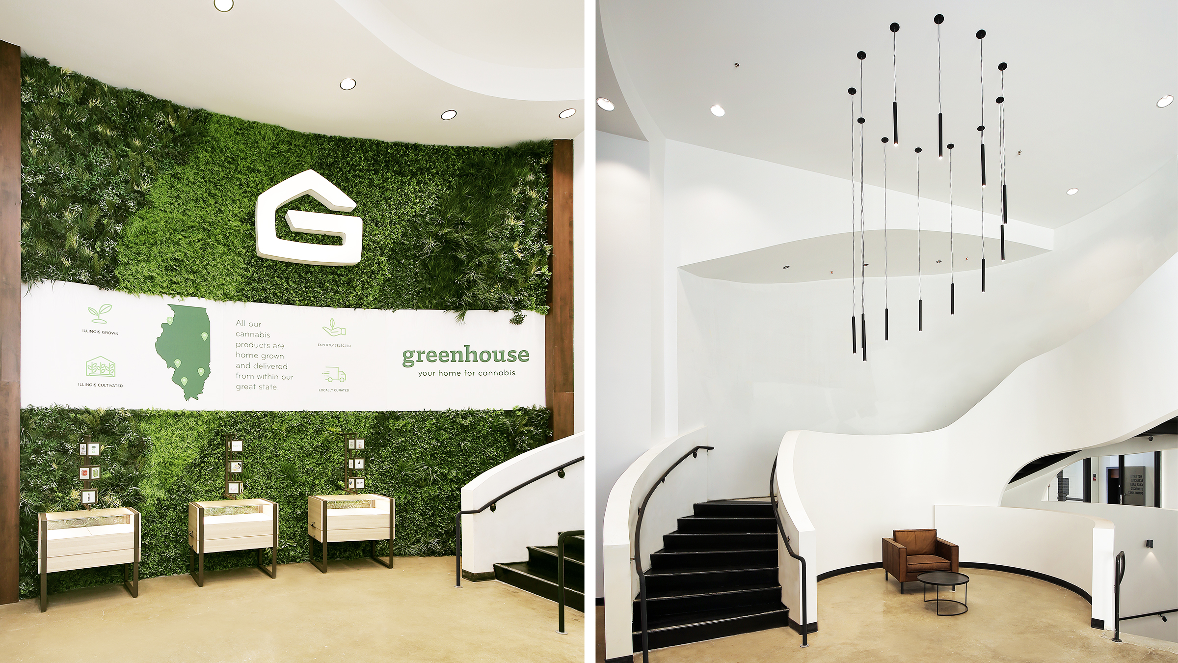 Greenhouse Flagship Dispensary by Camburas Theodore LTD Architizer