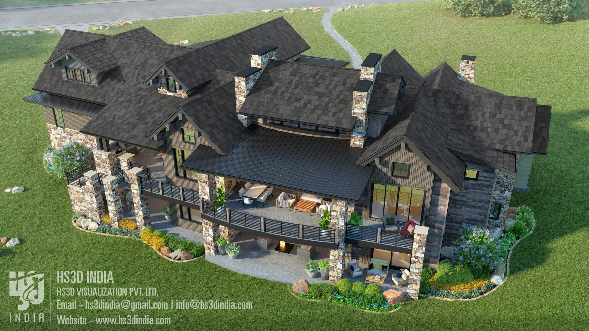 COPPER WIND RESIDENCE by HS3D VISUALIZATION PVT. LTD. - Architizer