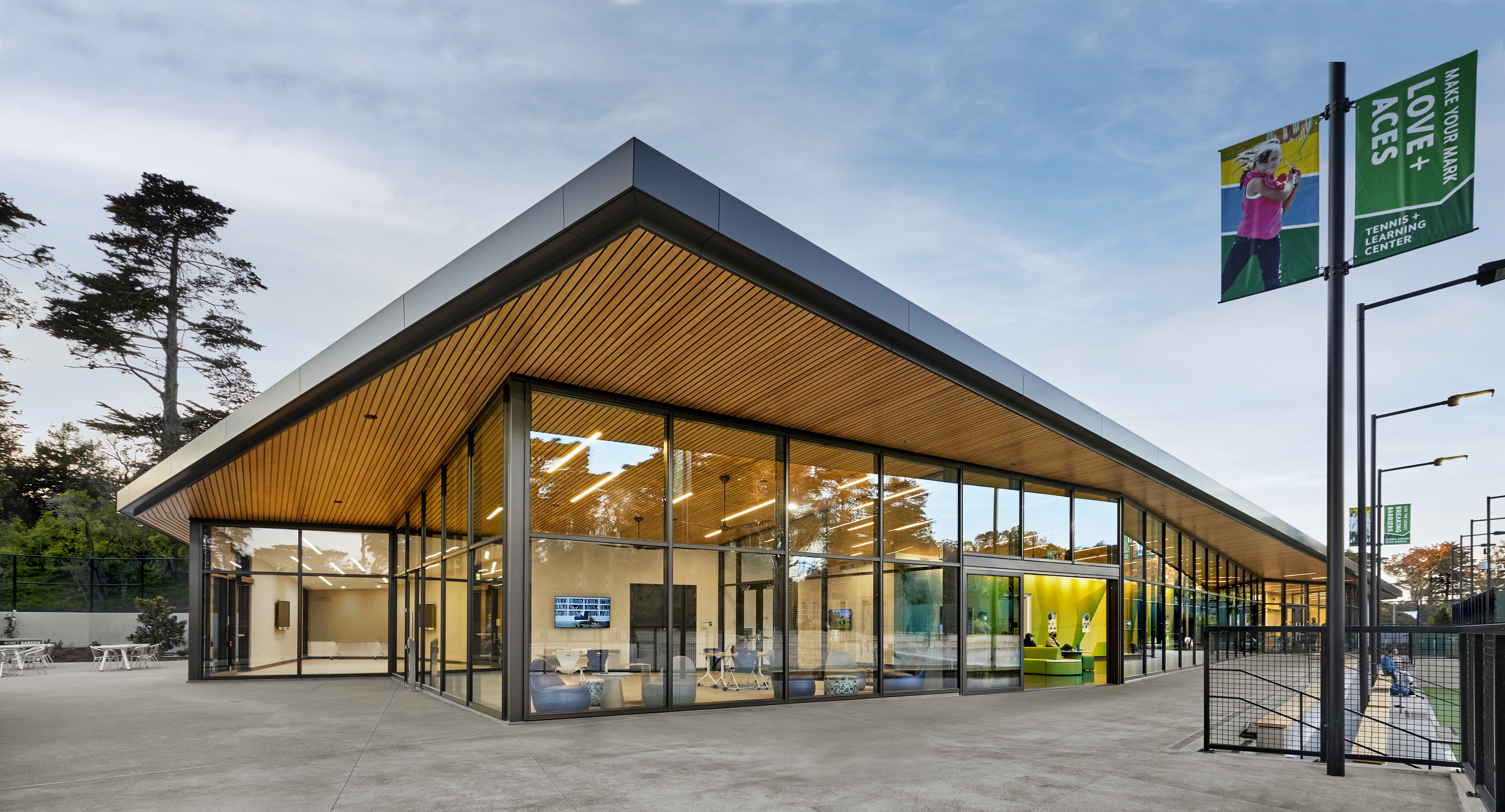 Golden Gate Park Lisa and Douglas Goldman Tennis Center (with EHDD