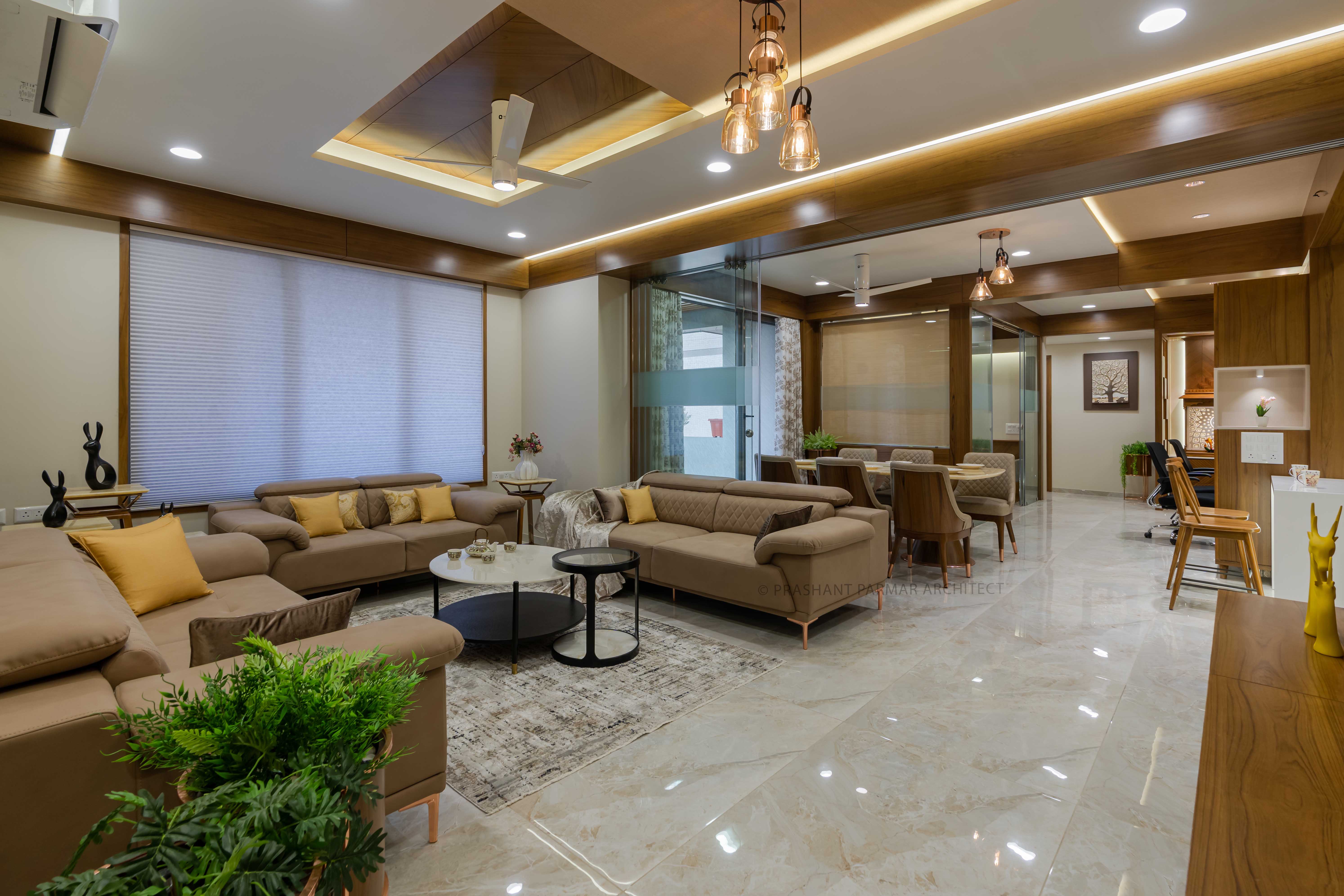 Interior Design of 4bhk Apartment at Vertis Tower by Prashant Parmar ...