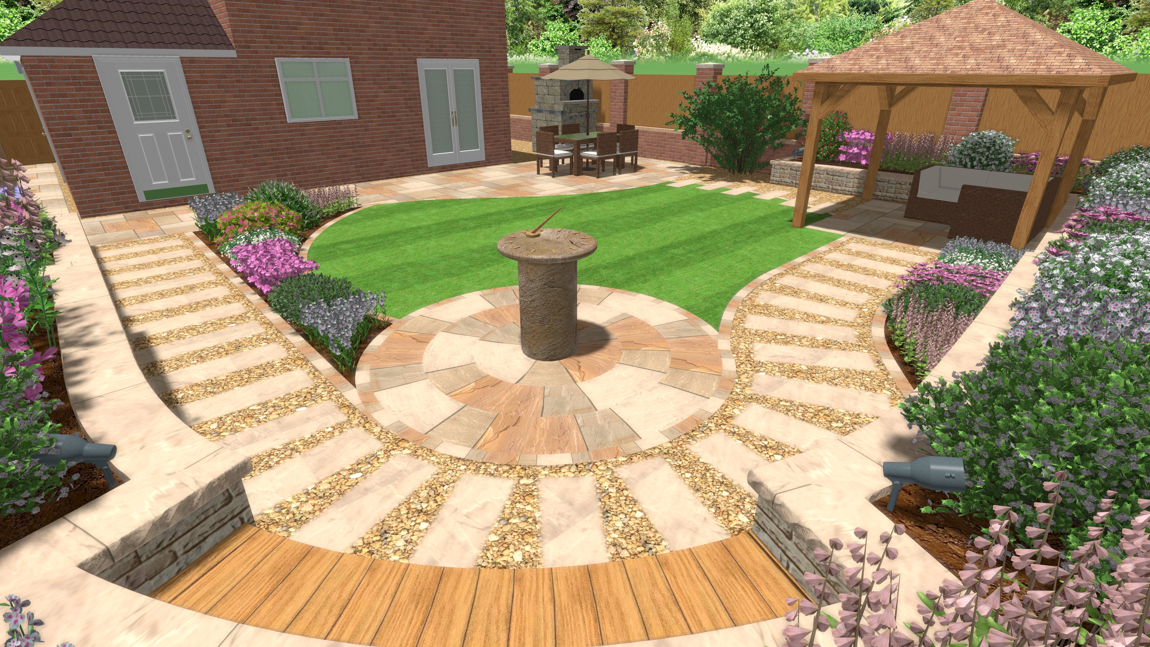 Stone Circle Garden by Blue Iris Landscapes Architizer