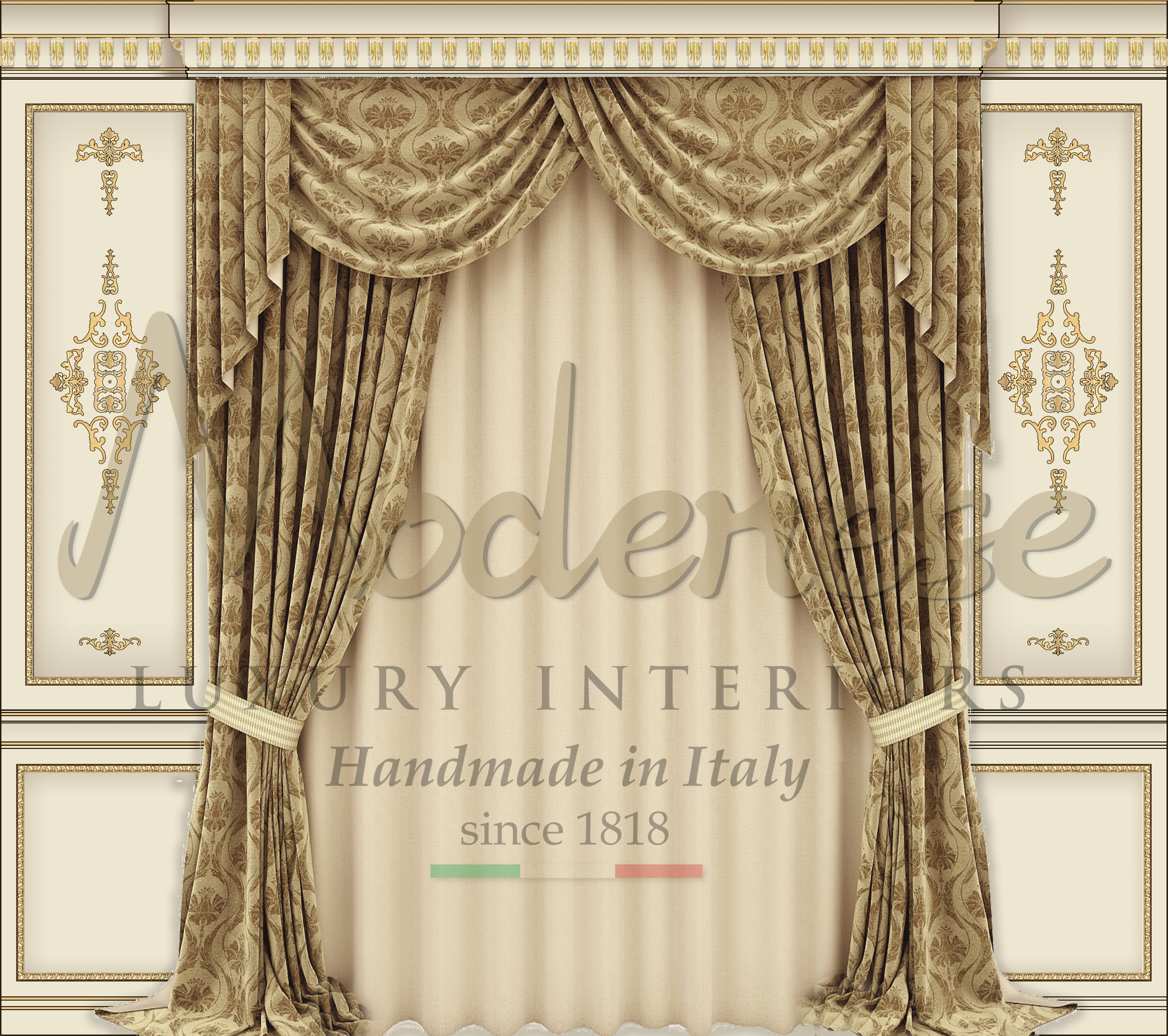 Gorgeous Interior Design With Boiserie Panels by MODENESE Luxury ...