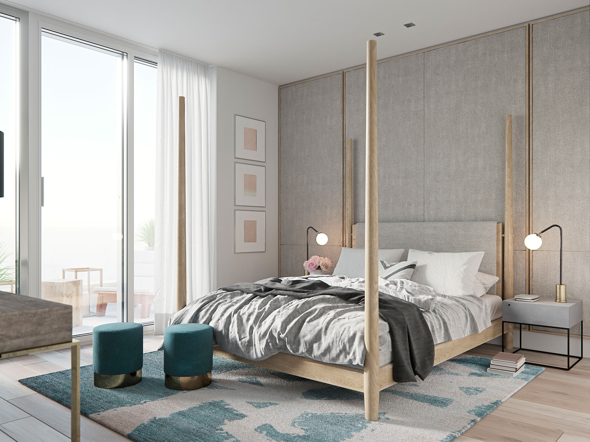 3D visualization of a minimalistic residential house by Lunas ... - Minimalist Home Decor Visualization Studio