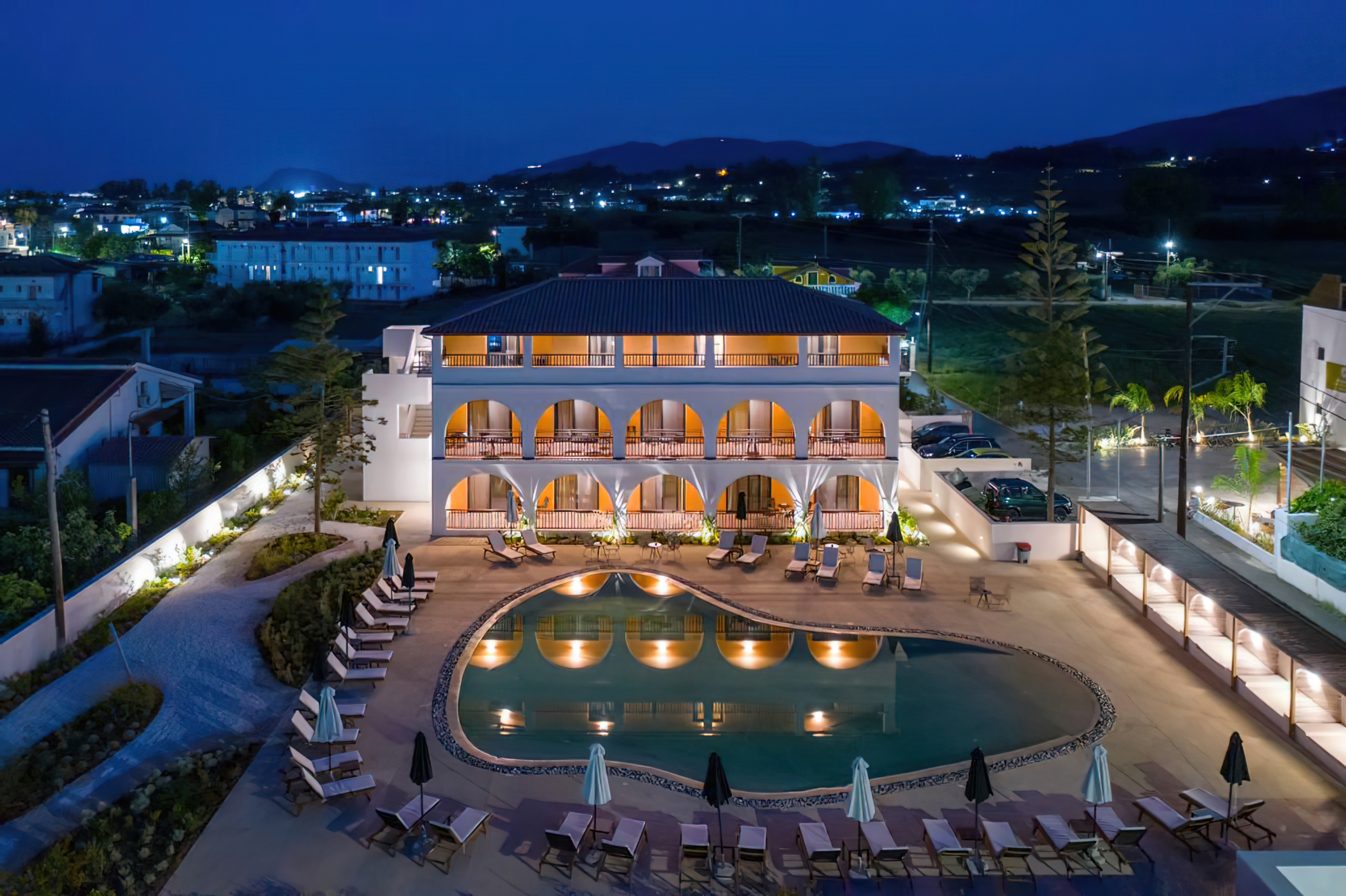 Hotel with patio in Zante island by iraisynn attinom Architizer