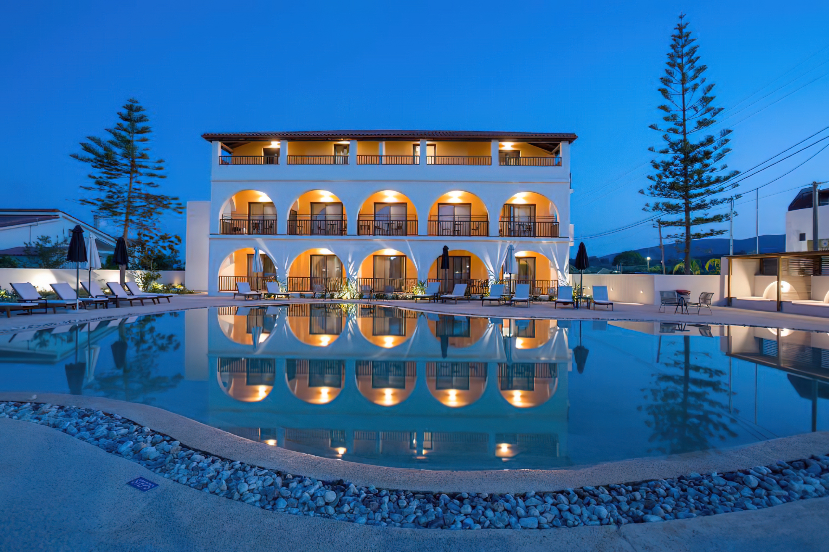 Hotel with patio in Zante island by iraisynn attinom Architizer