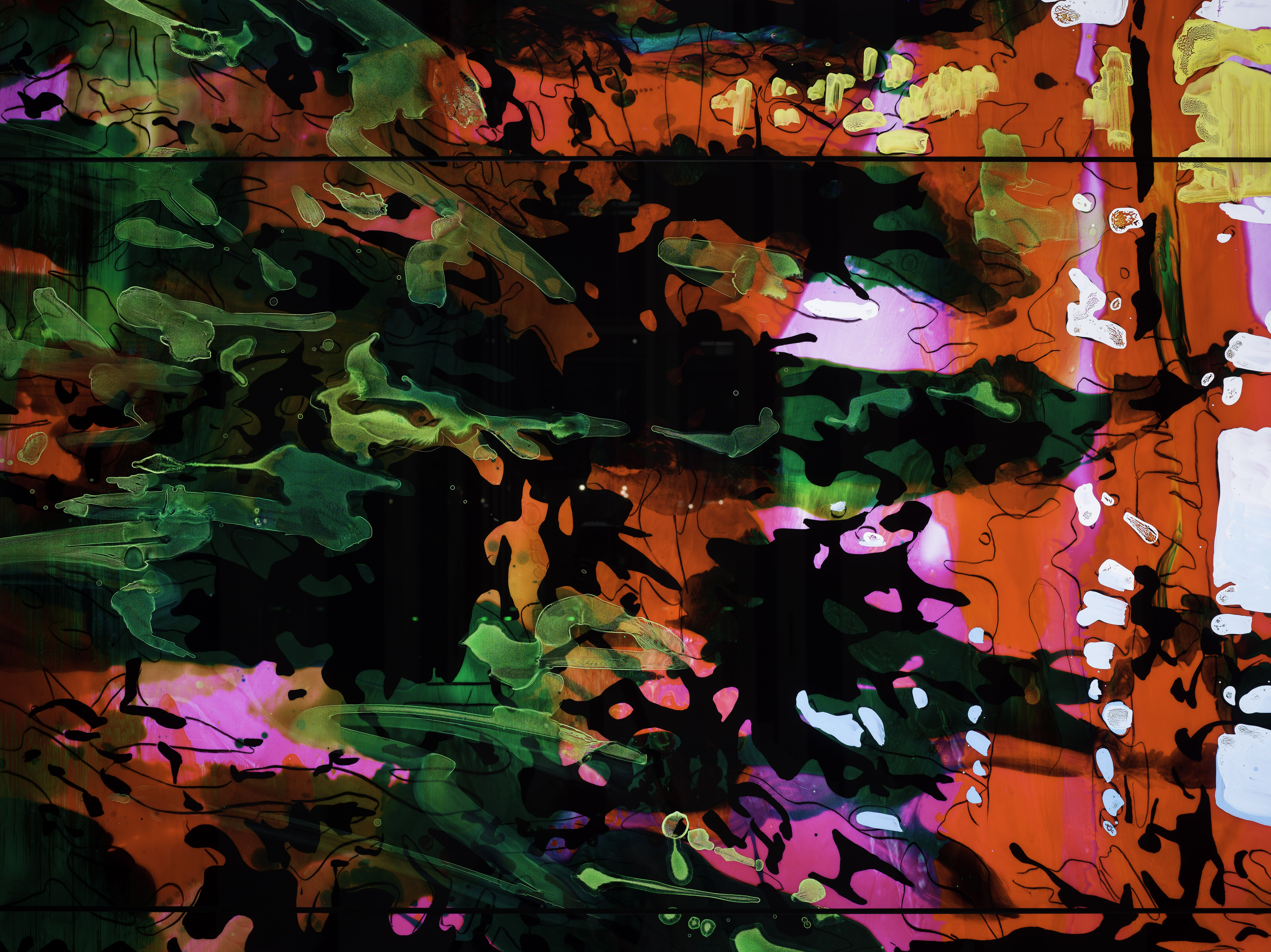 81 Bay Street Backlit Glass Art Walls by GPI Design Architizer