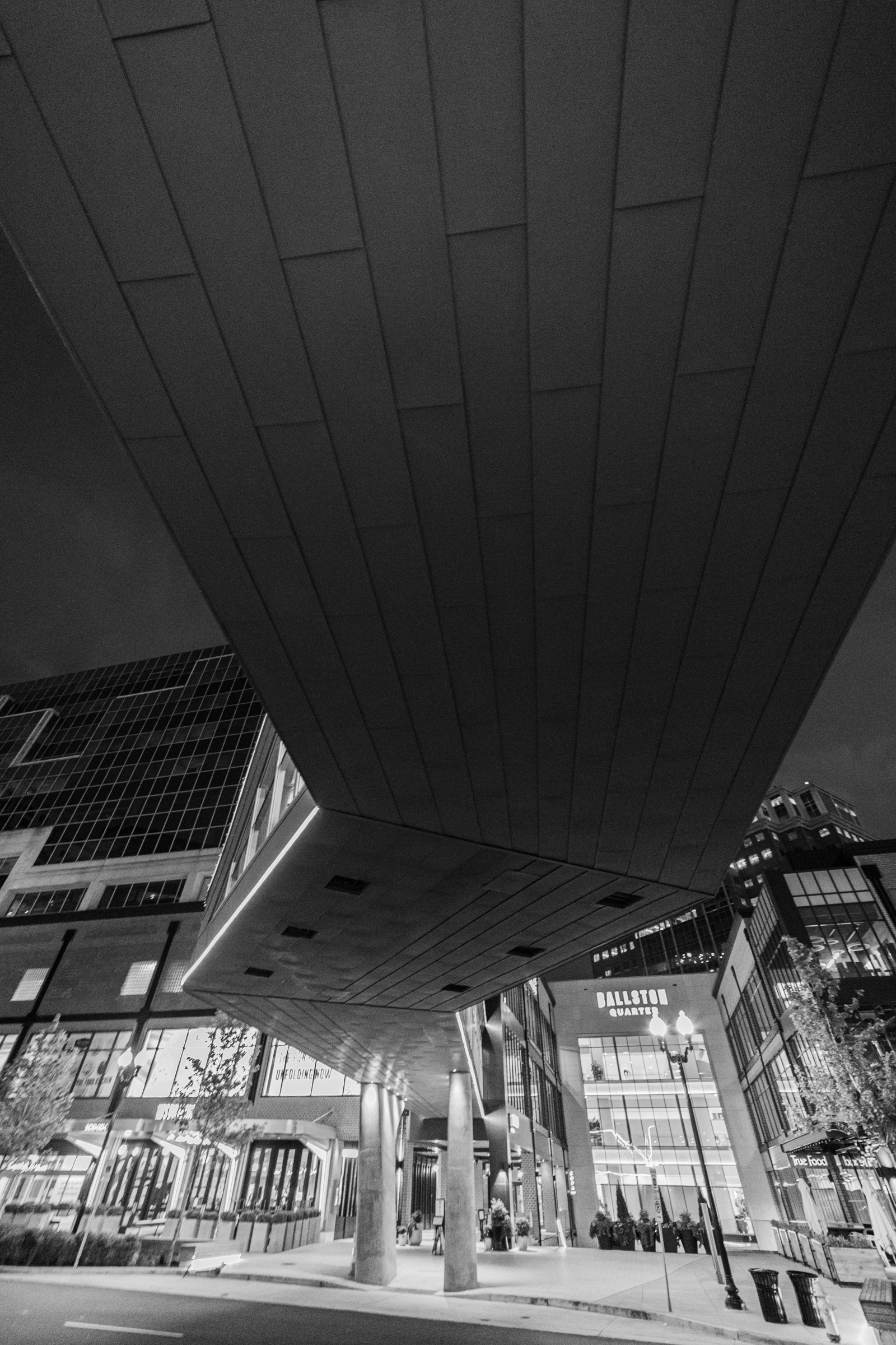 Ballston Quarter Pedestrian Bridge by studioTECHNEarchitects Architizer