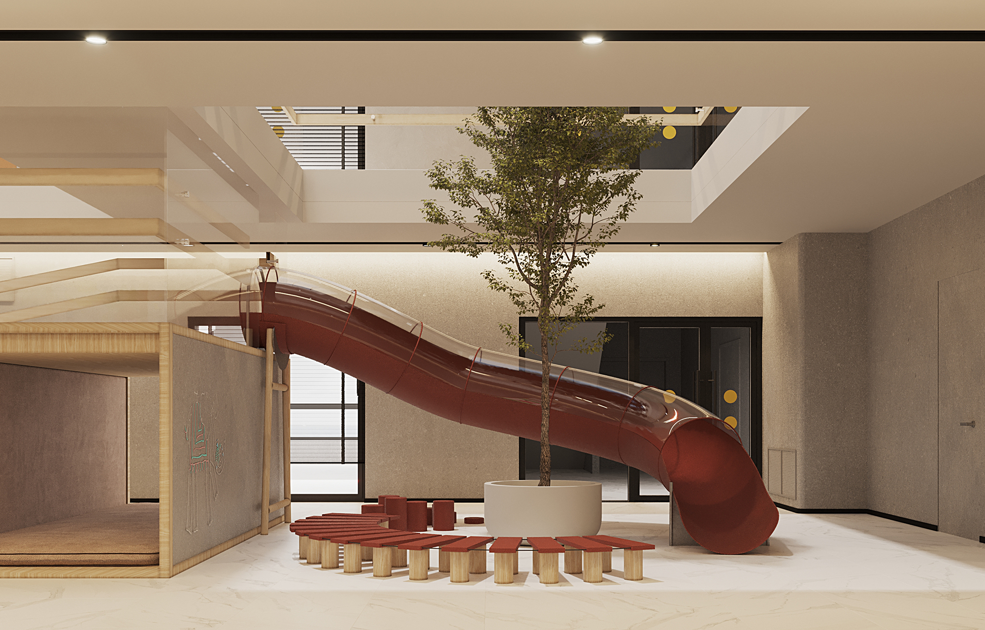 A Kindergarten in the Moscow region by Brusnika - Architizer