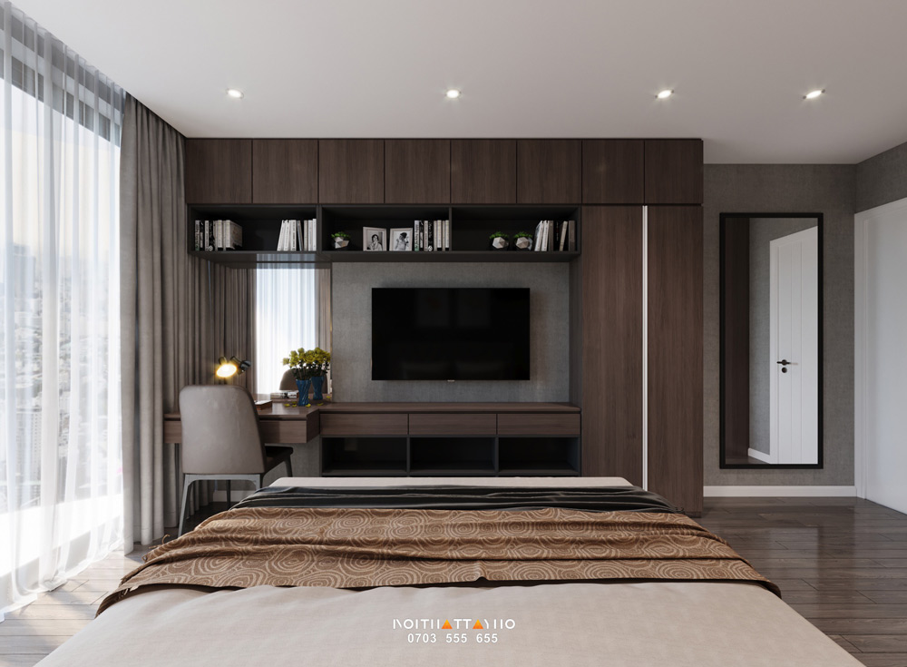 Interior design of a modern 7-storey townhouse by Tay Ho Furniture ...