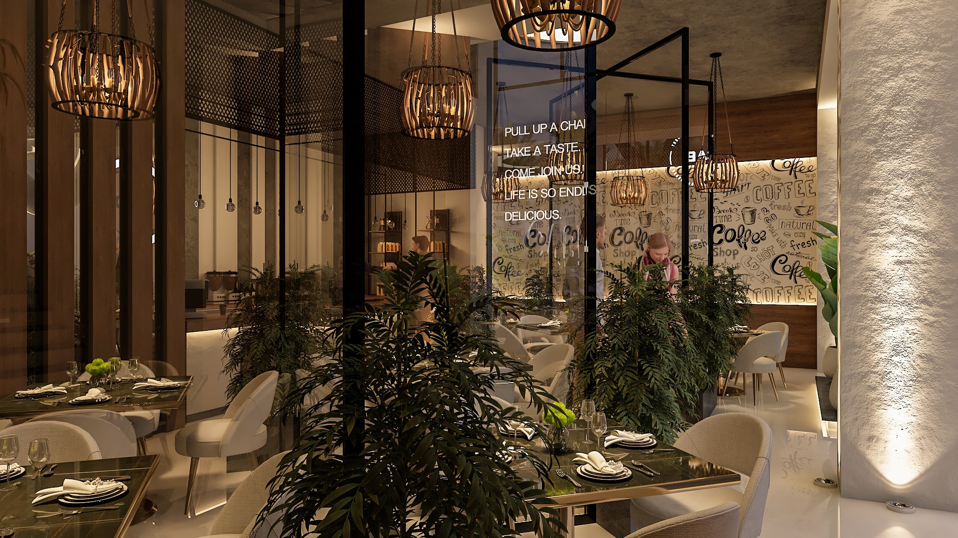 Commercial Restaurant Interior Design by AD STUDIO - Architizer