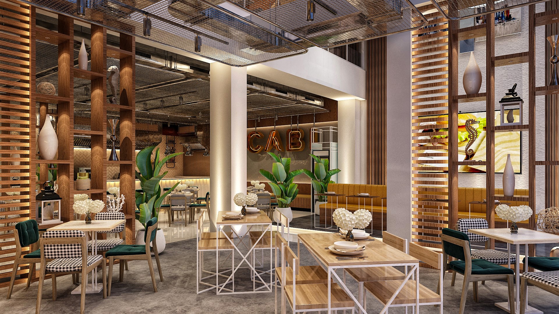 Cafe Restaurant Interior Design by AD STUDIO - Architizer