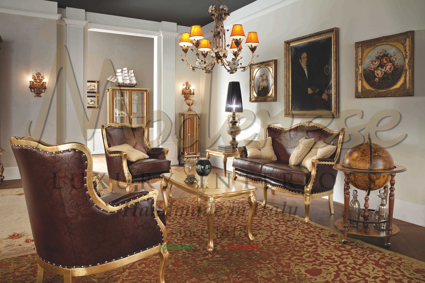 LUXURY DRESSING ROOM INTERIOR FROM MODENESE LUXURY INTERIORS ⋆ Luxury  Italian Classic Furniture