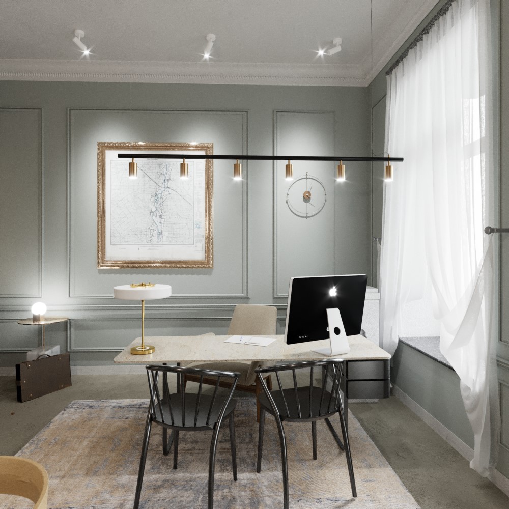 Mint green office by Hest Architizer