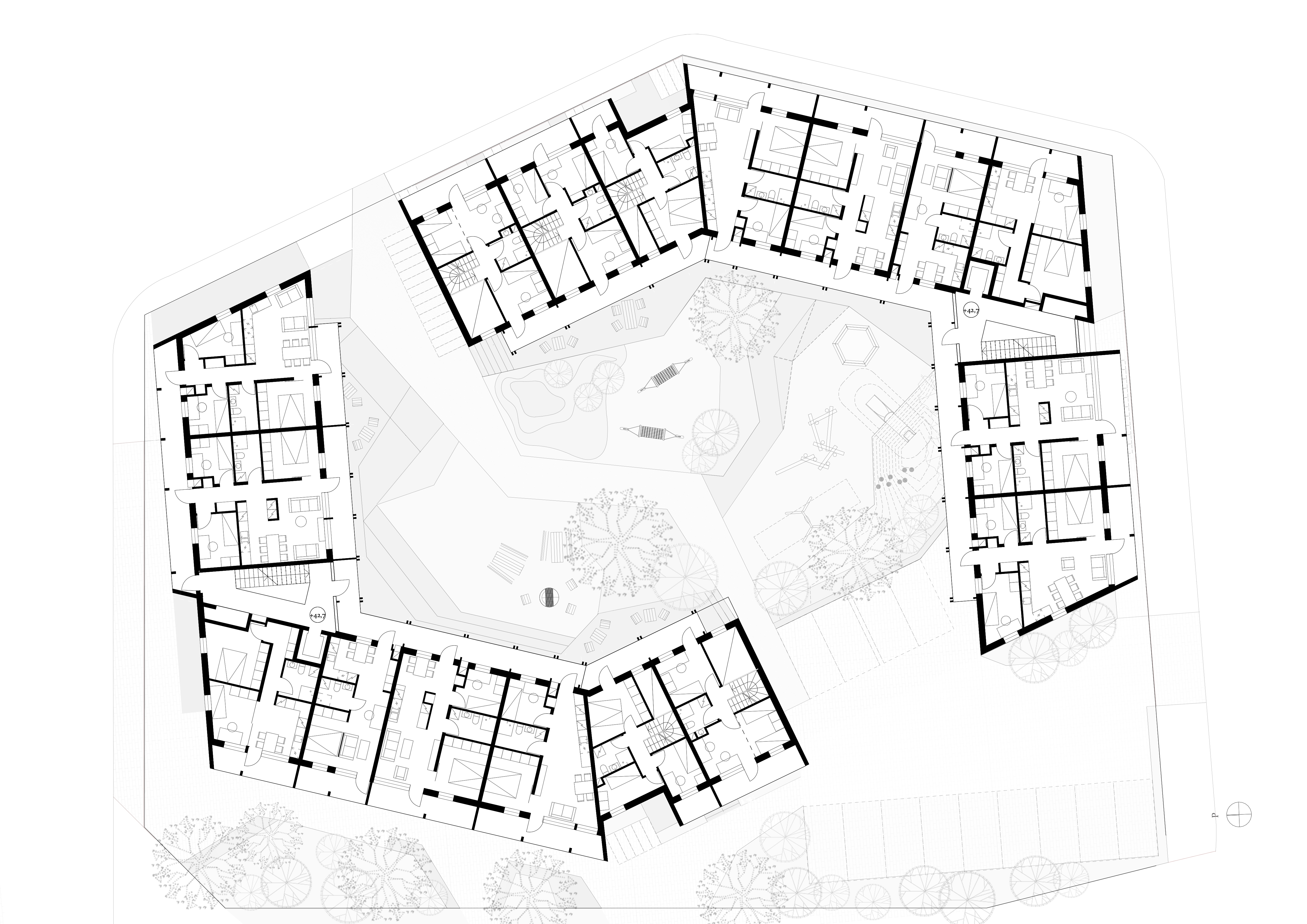 Piiri wooden housing block by Tommila Architects Architizer