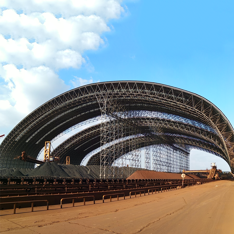 barrel vault space frame by Xuzhou LF Engineering & Construction Co
