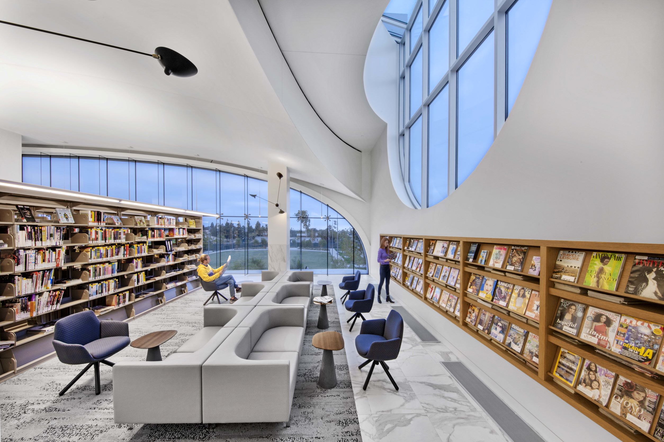 Costa Mesa Donald Dungan Library by Johnson Favaro Architizer