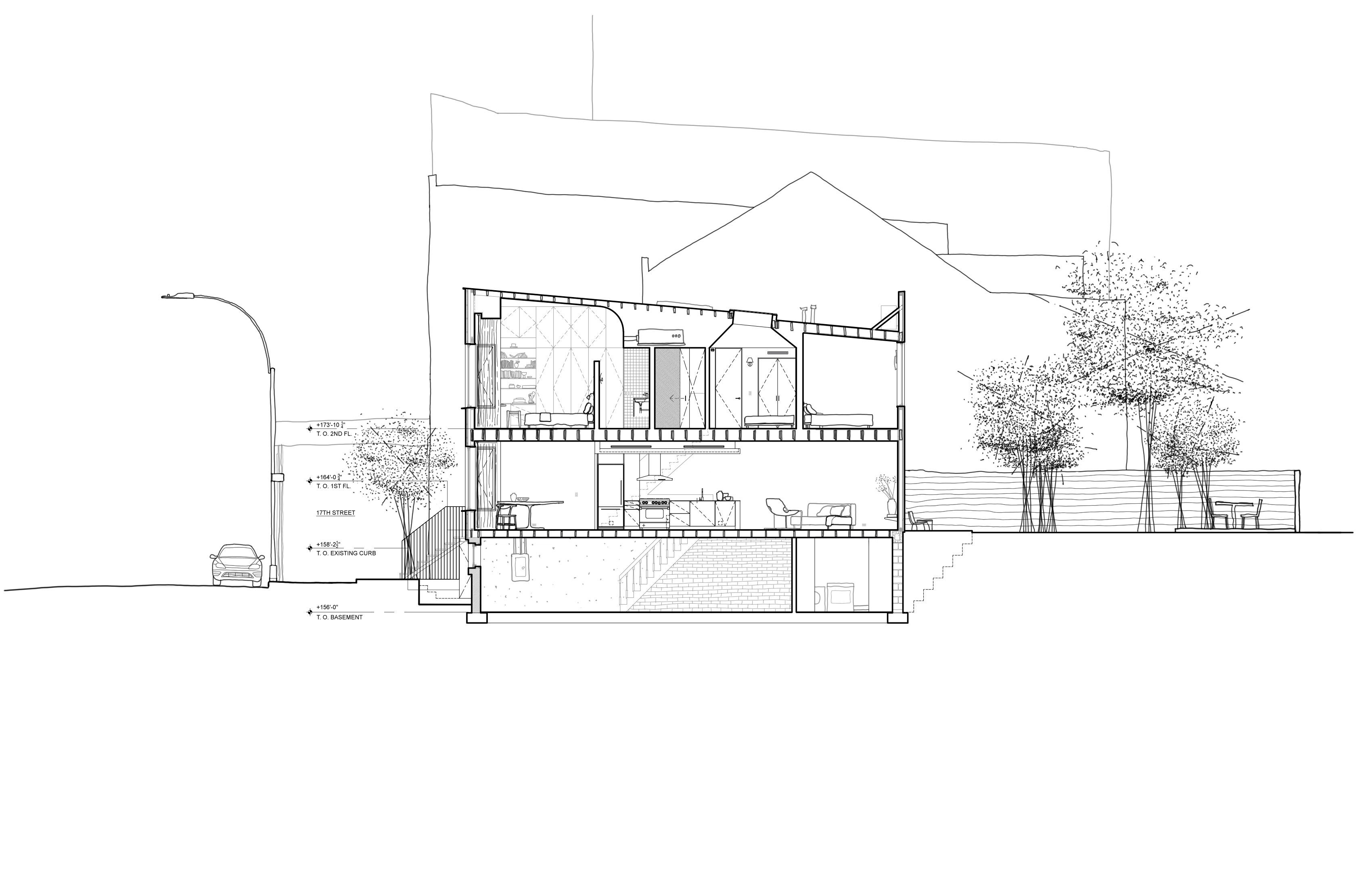 South Slope House by Office of Architecture Architizer