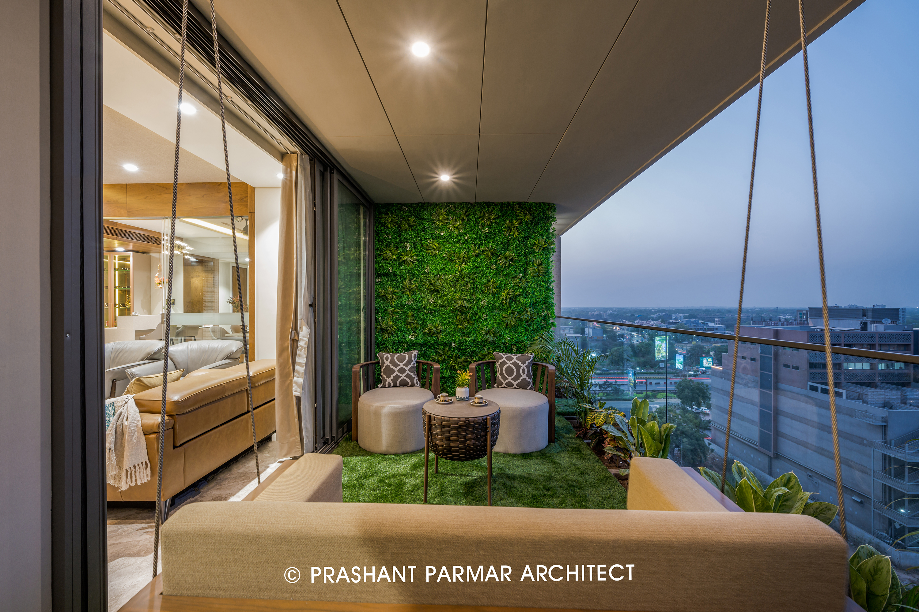 Apartment Interior At Swati Crimson In Ahmedabad by Prashant Parmar ...