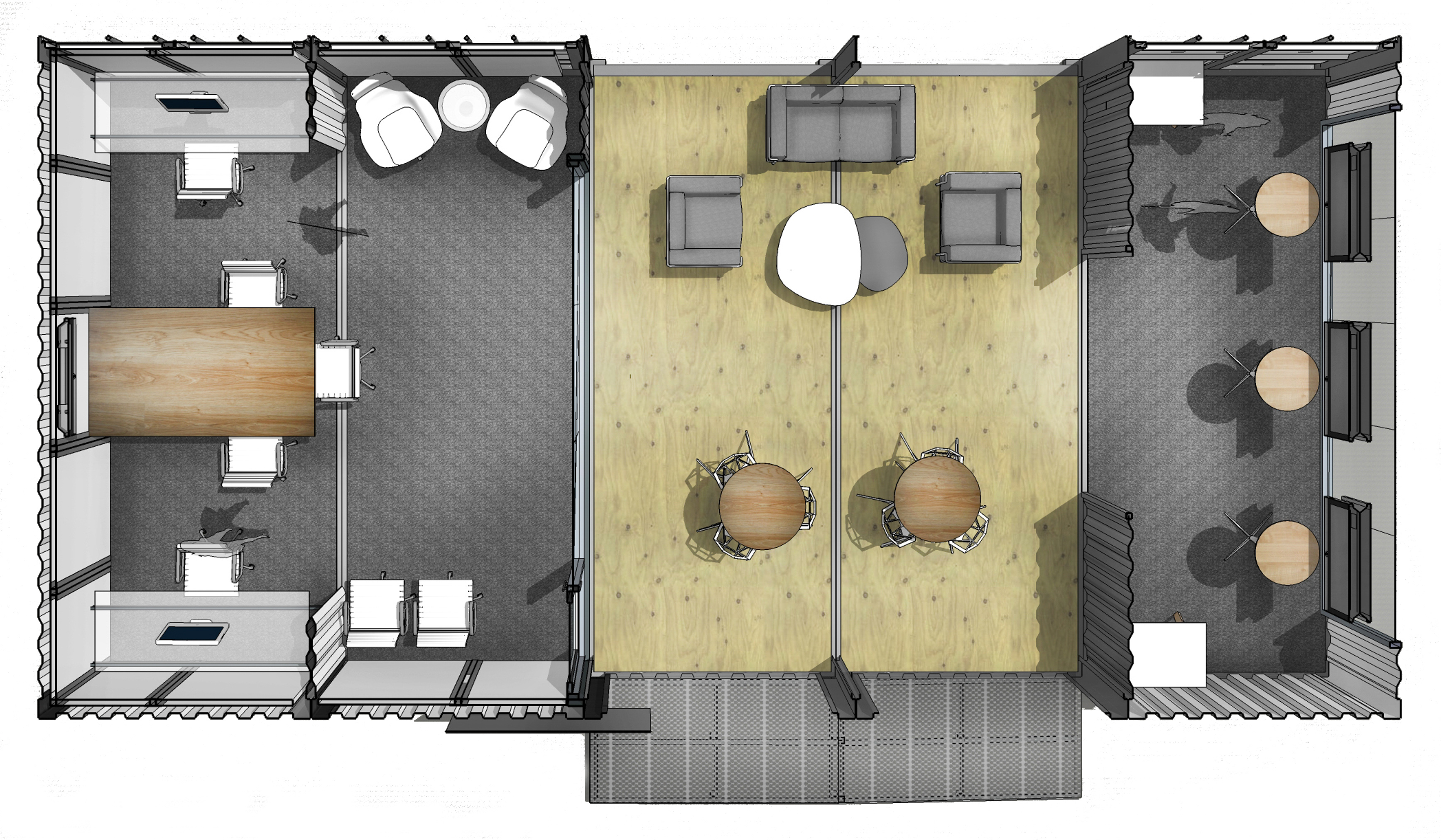 MEOU Modular Expandable Office Unit by AB design studio, inc. Architizer