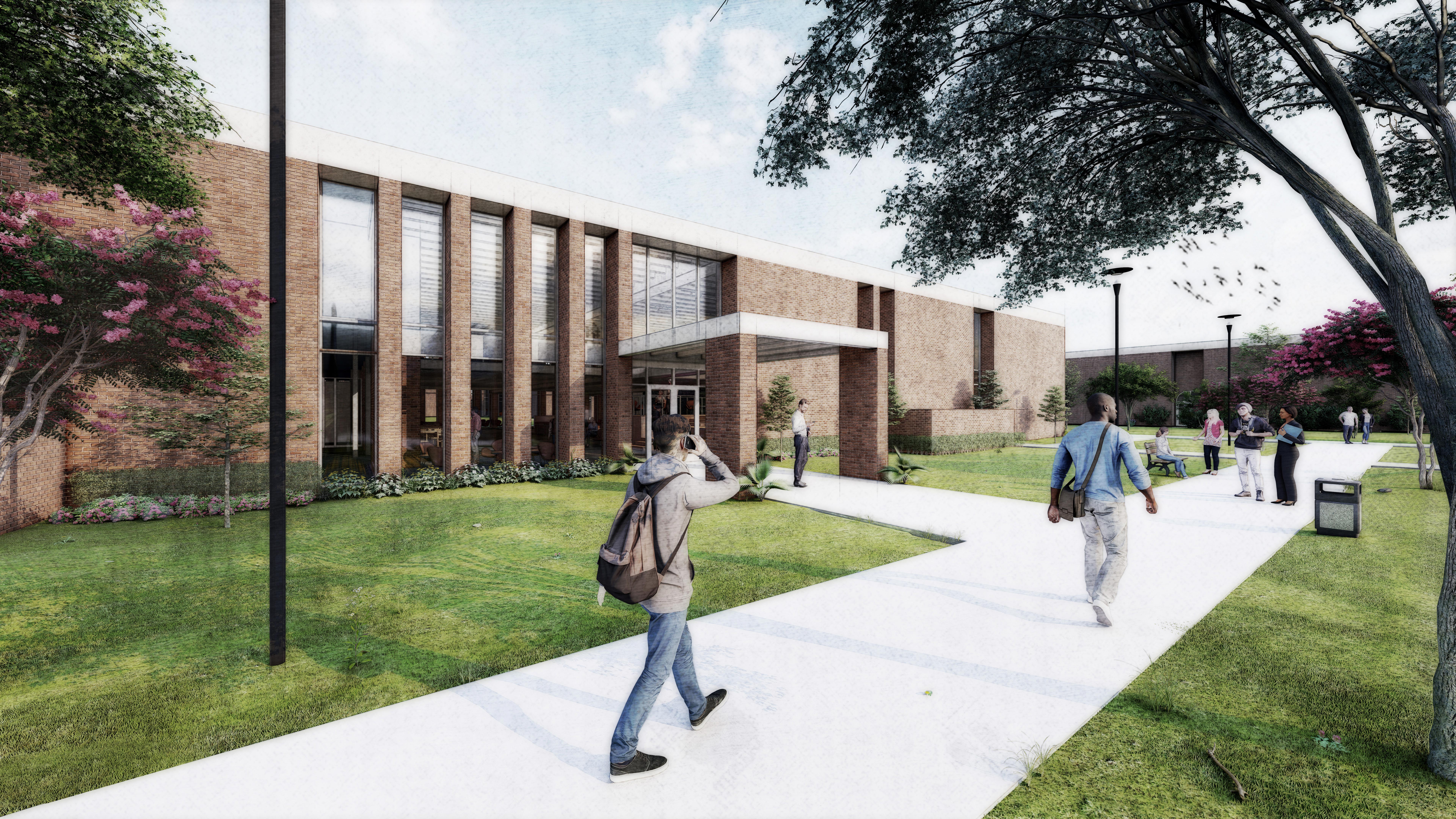 HBU Moody Library Renovation by Rivers Barden Architects Architizer