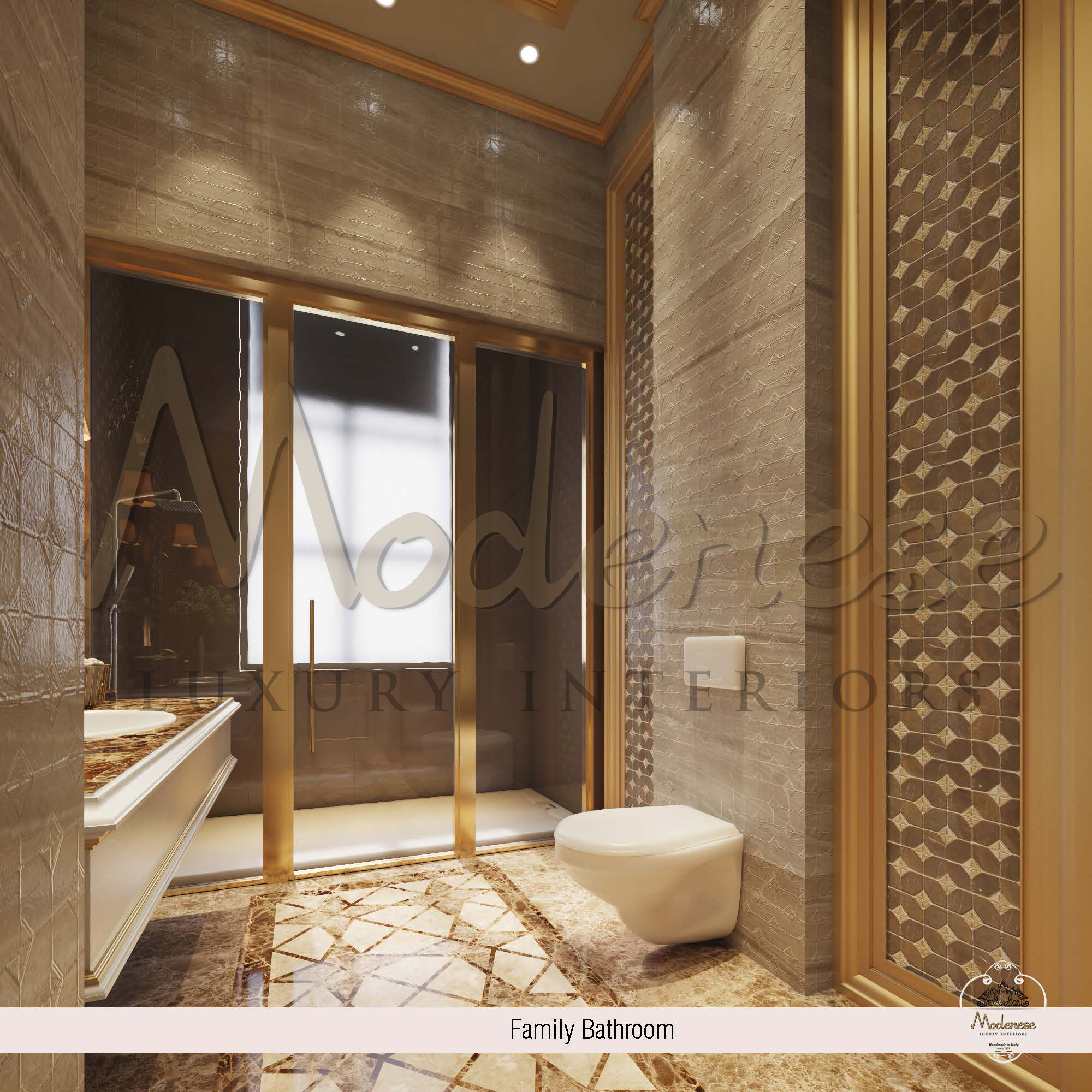Bathroom Design For Luxury Villa by MODENESE Luxury Interiors - Architizer