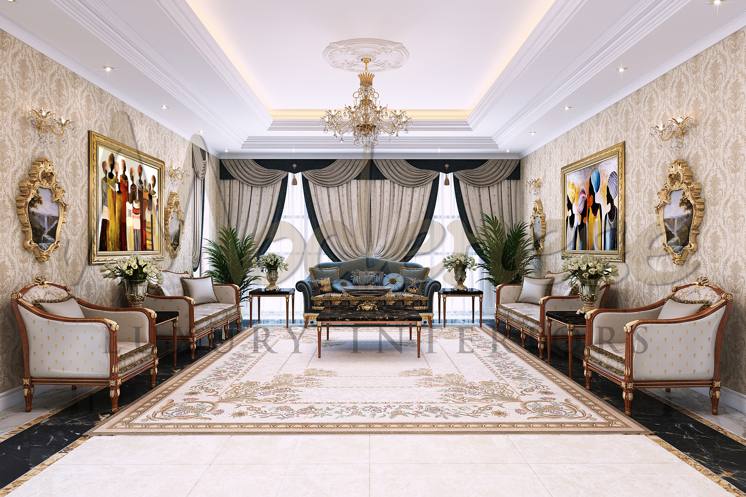 Classy Sitting Room by MODENESE Luxury Interiors - Architizer