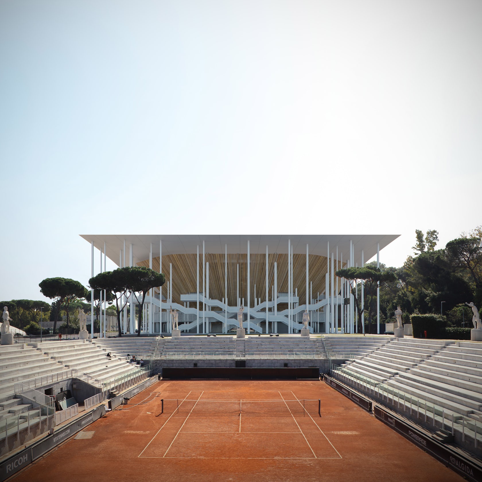 Foro Italico Tennis Stadium by Sycamore Architizer