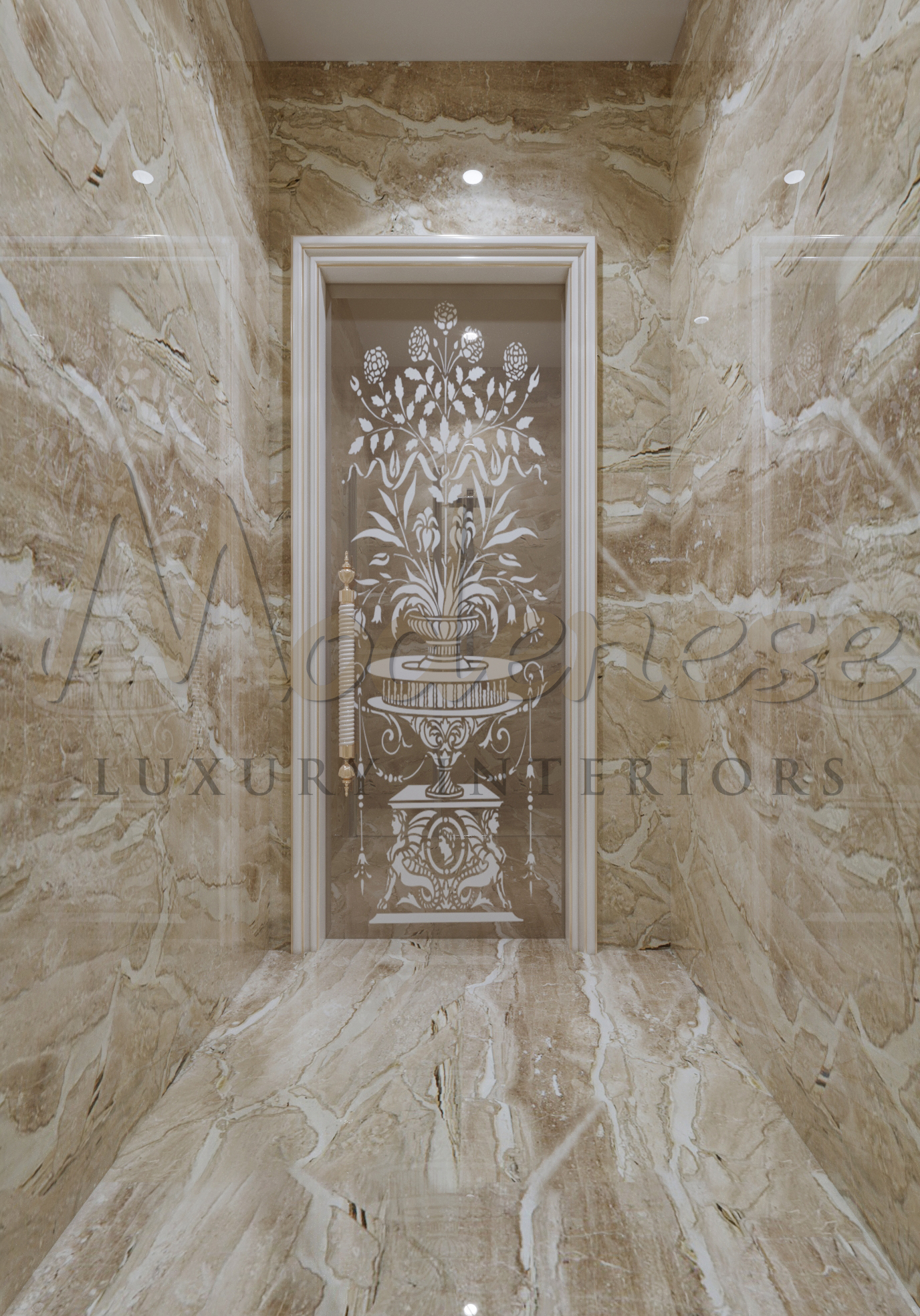 Comfortable Bathroom Interior Design For Luxurious Villa in Lahore, Pakistan by MODENESE Luxury ...