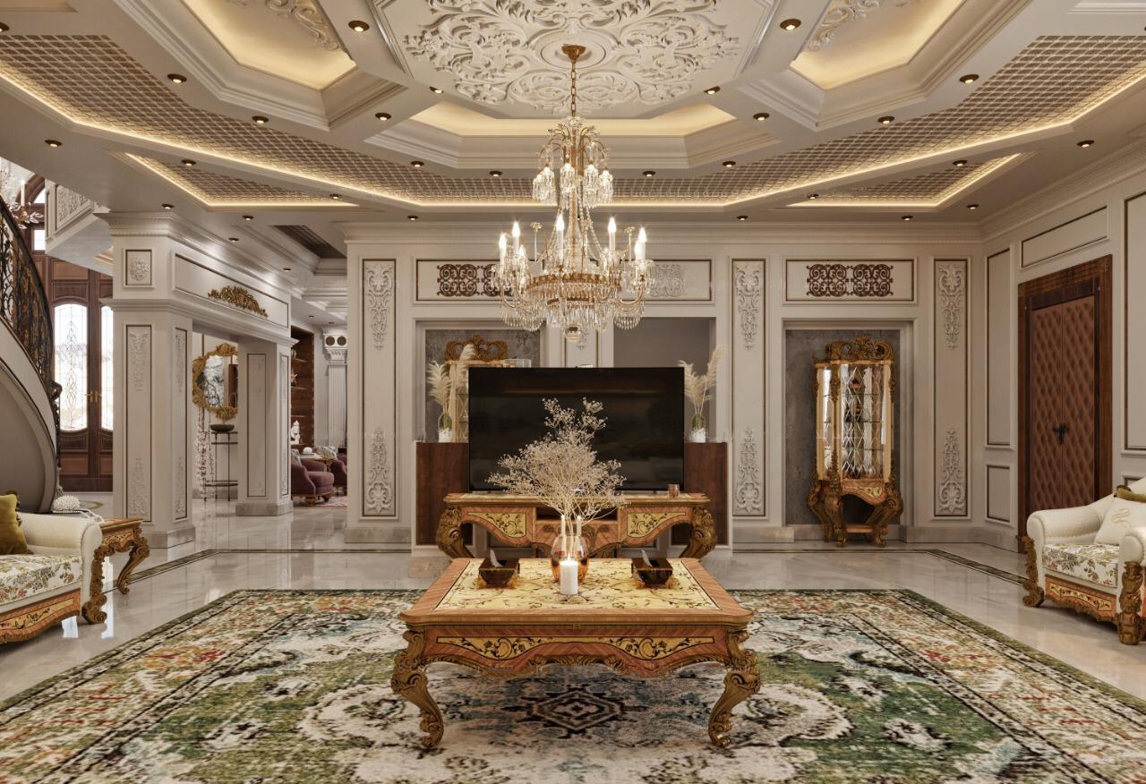 High-end Bespoke Family Sitting Design by MODENESE Luxury Interiors ...