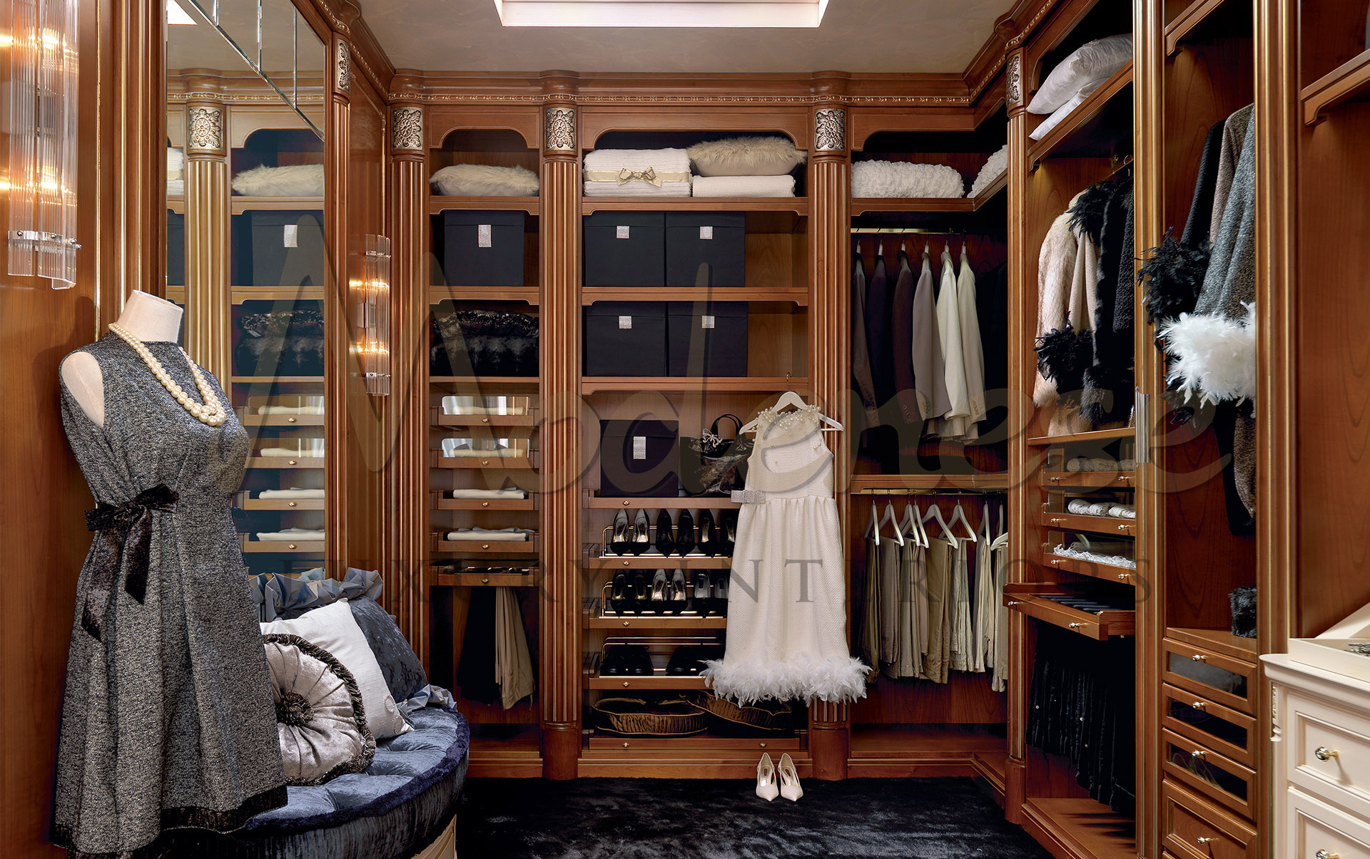 Luxury Dressing Room Design For Villa in Kenya by MODENESE Luxury ...
