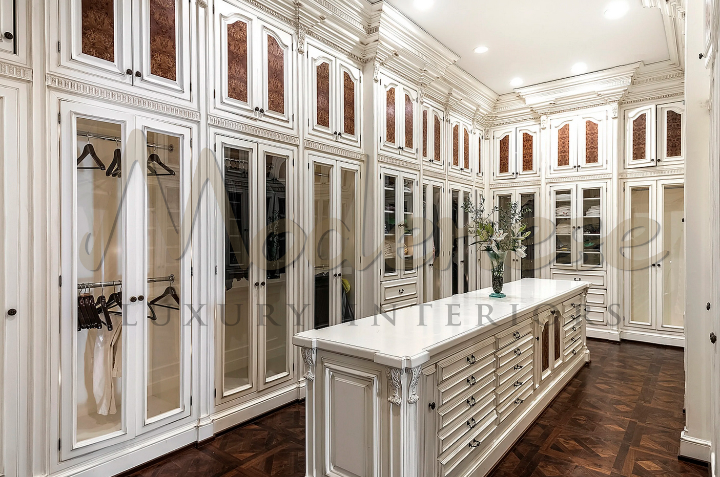 Excellent Wardrobe Design For Villa In Lagos by MODENESE Luxury