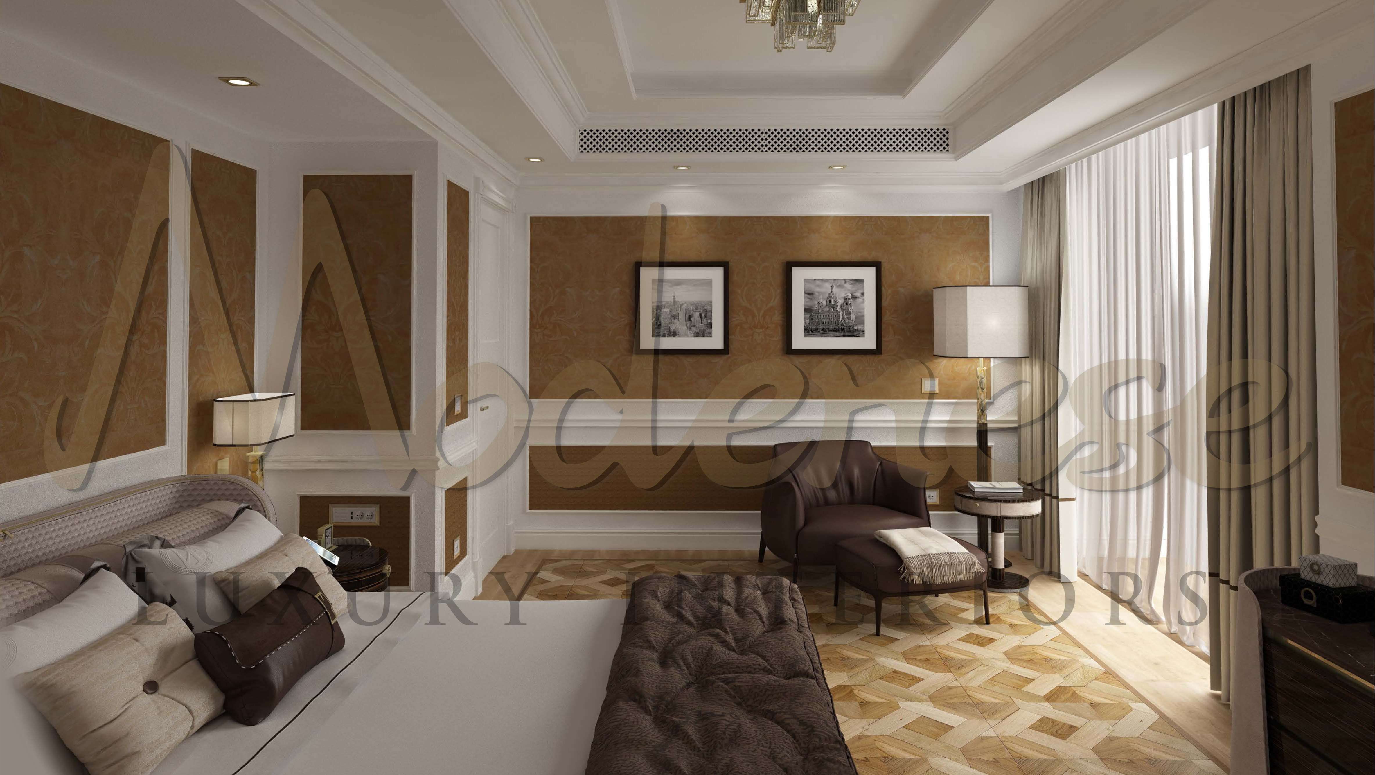 Bedroom Design For Noble Mansion in London, Great Britain by MODENESE ...