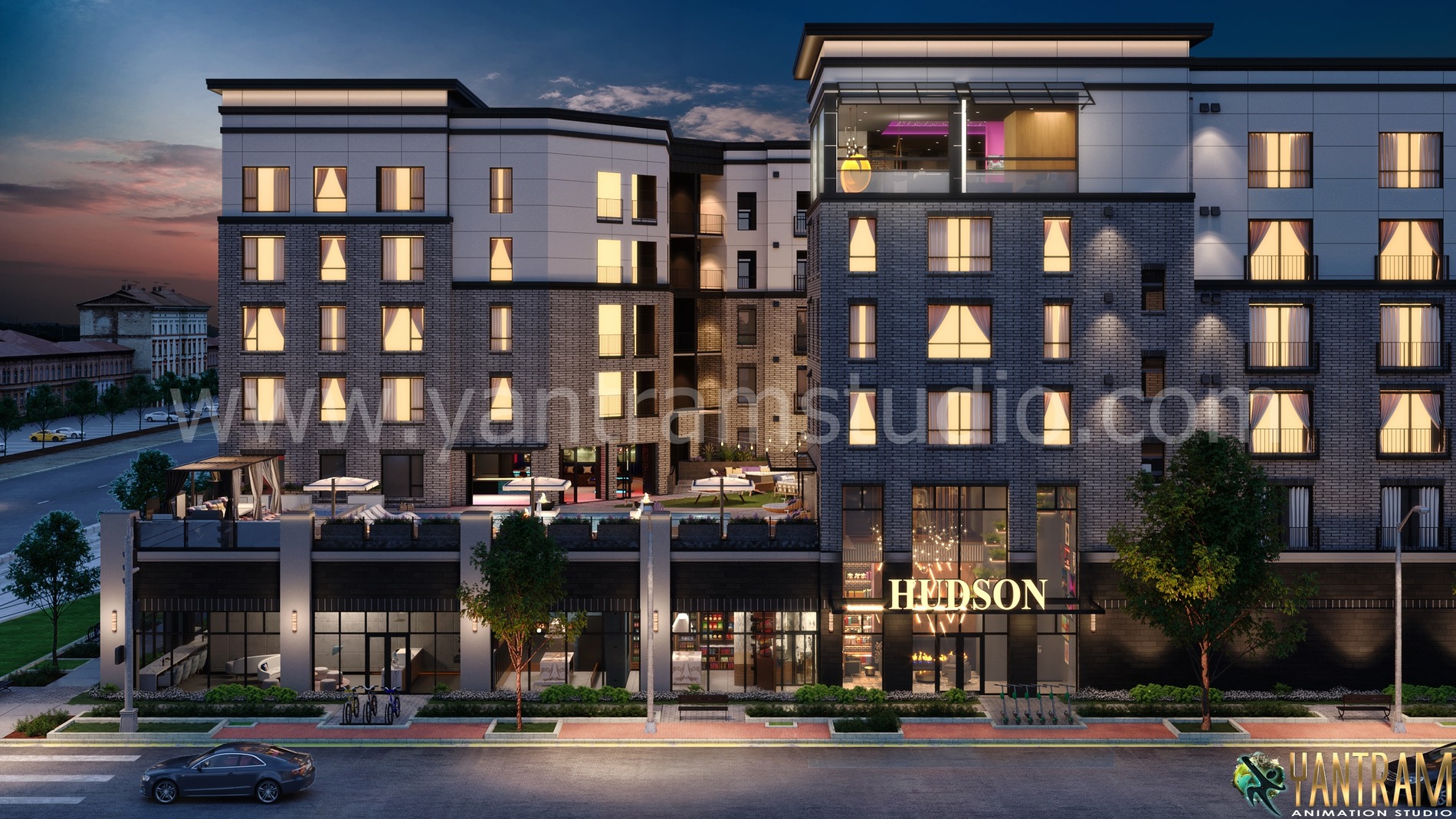 Yantram 3D Architectural Rendering Companies created a Glamorous