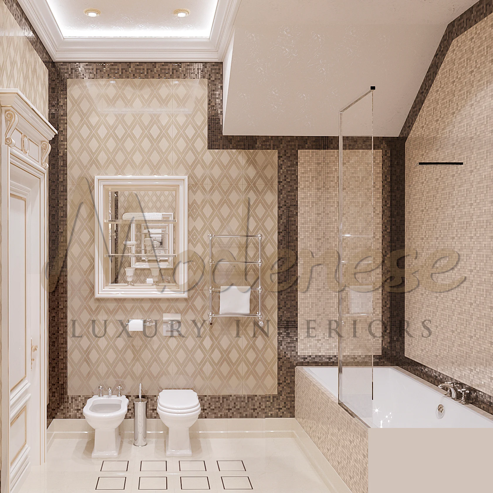 Gorgeous Bathroom Interior Design Concept by MODENESE Luxury Interiors ...