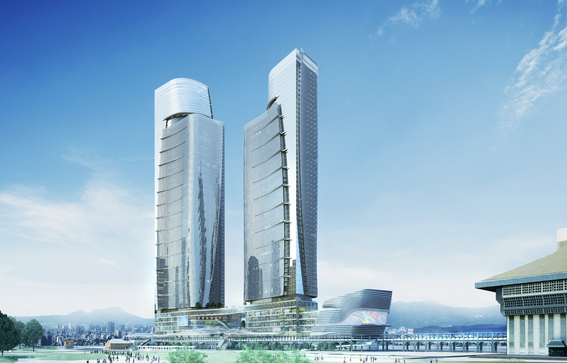 Taipei Twin Towers Development by SEDIA Architecture Architizer