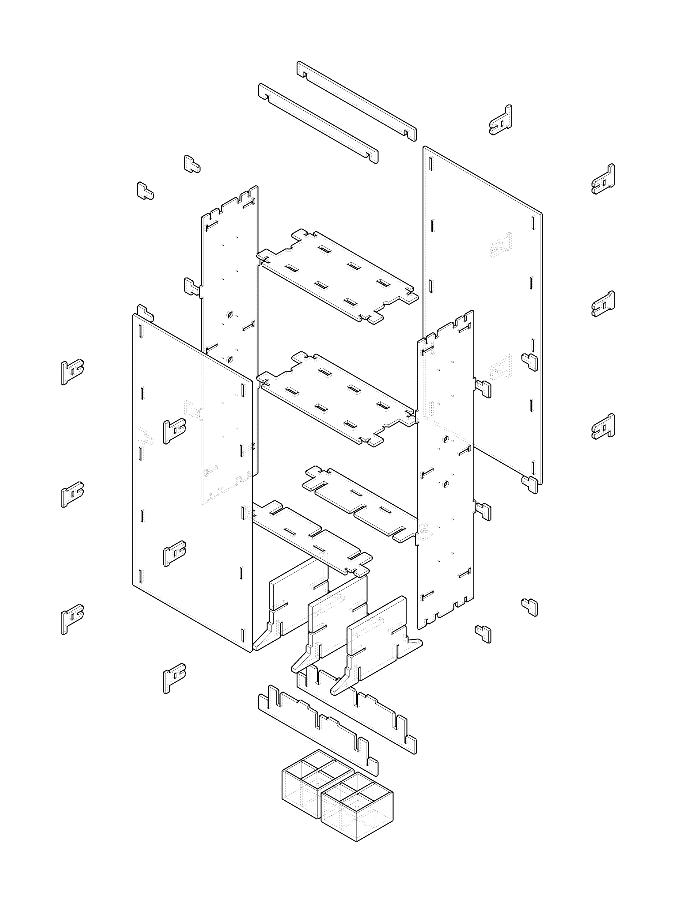 LUO studio conceives an exhibition space formed by corrugated