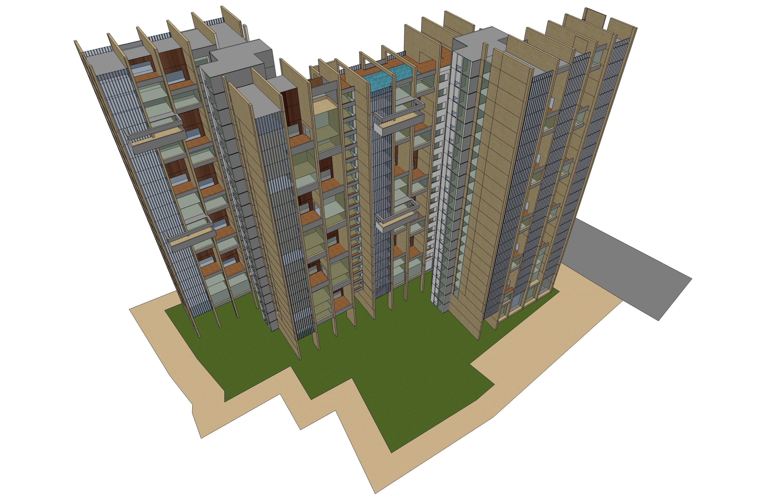 Shriram Ozone Housing by team3 Architizer