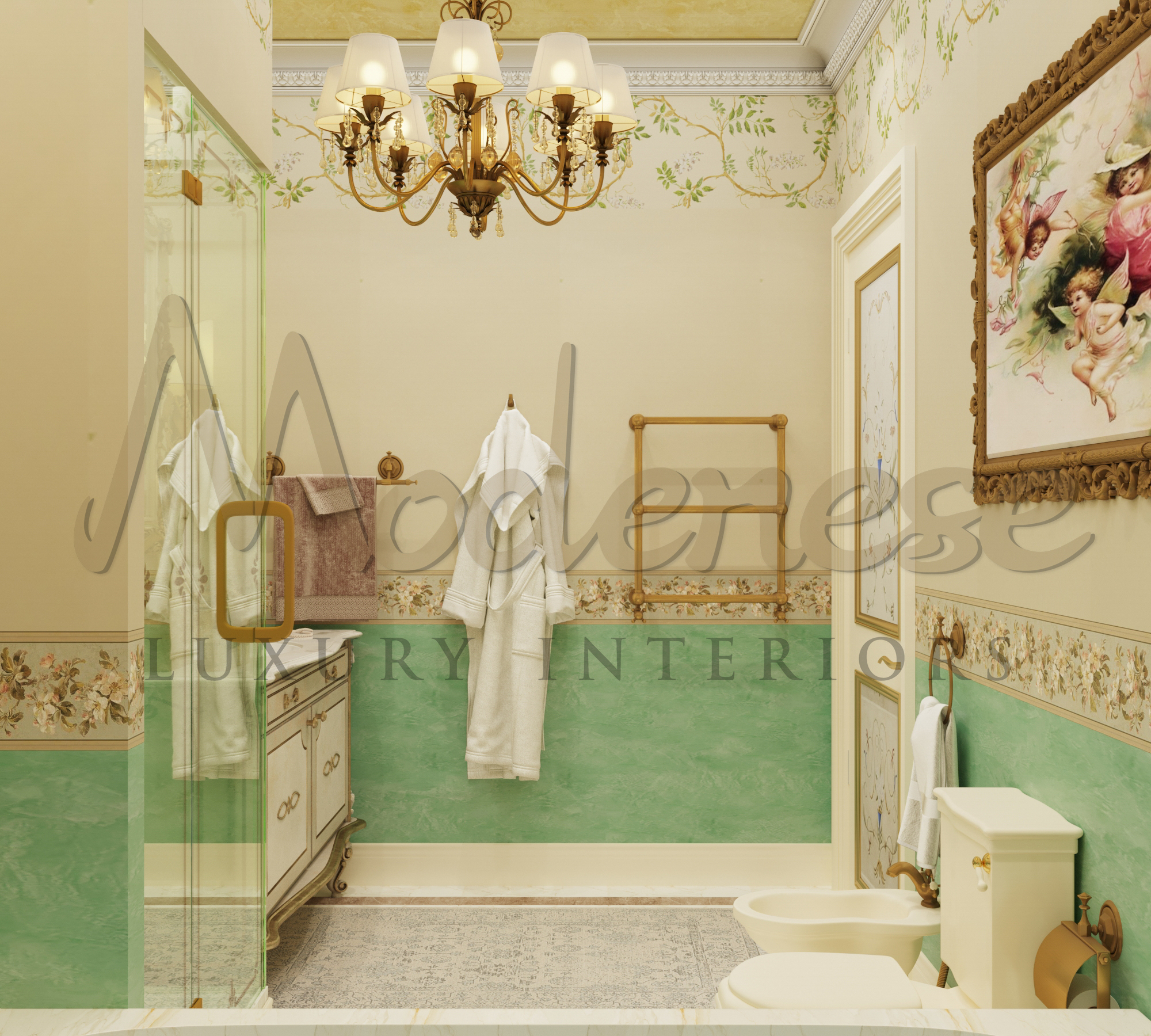 Luxury Bathroom Interior Design Concept by MODENESE Luxury Interiors ...