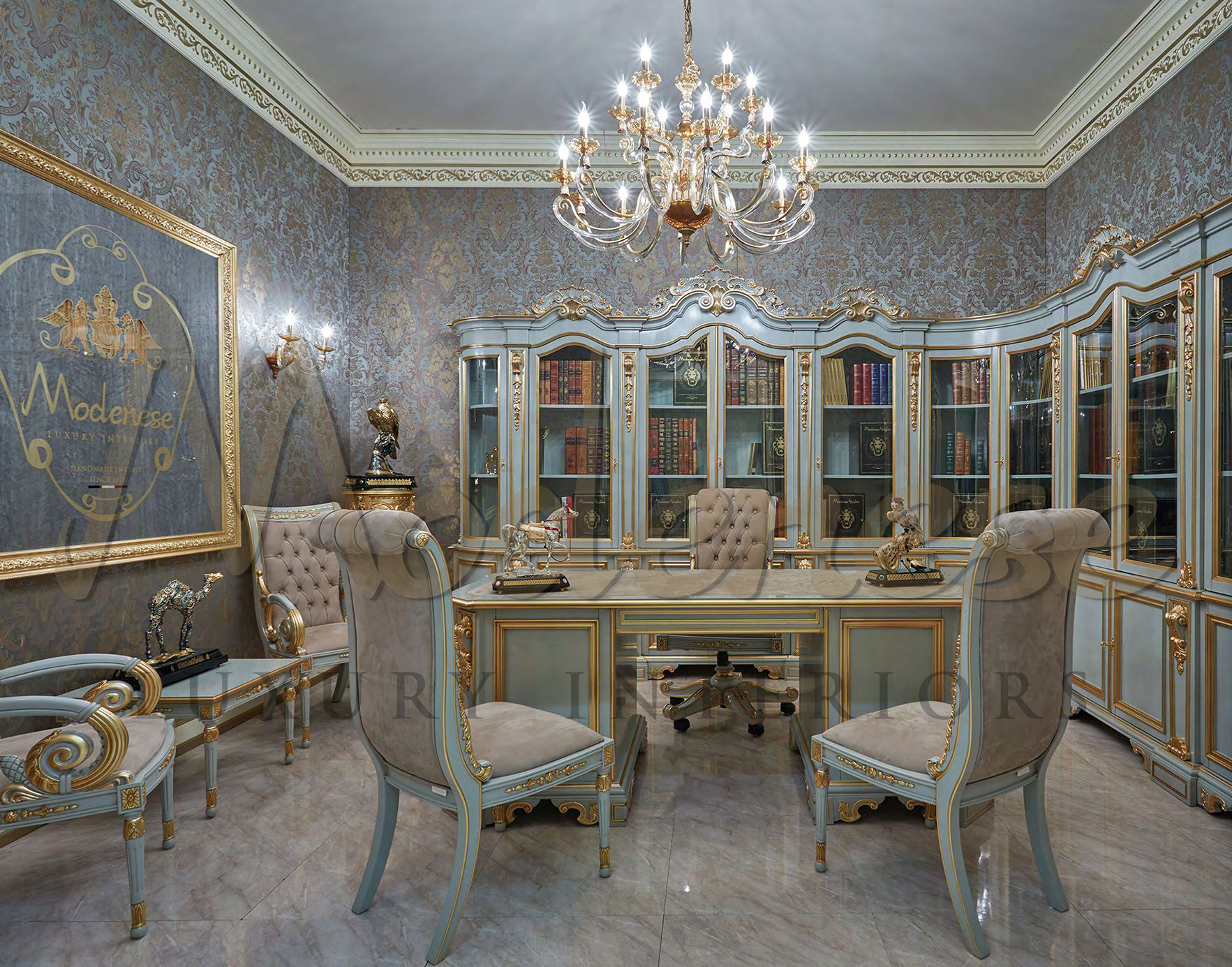 Imperial Home Office Design and Italian Hand-Made Furniture by MODENESE ...
