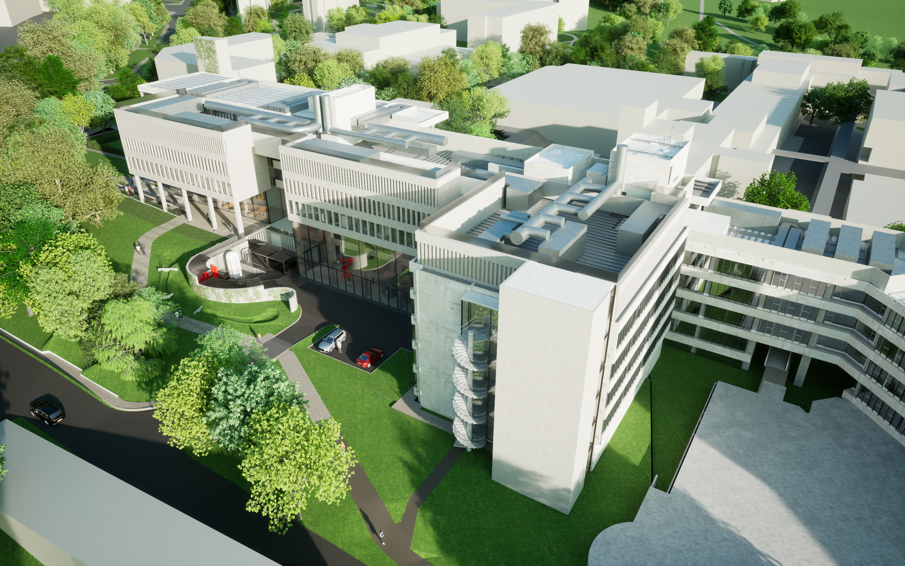 University of East Anglia Lasdun Wall Building 3 by Shepheard Epstein