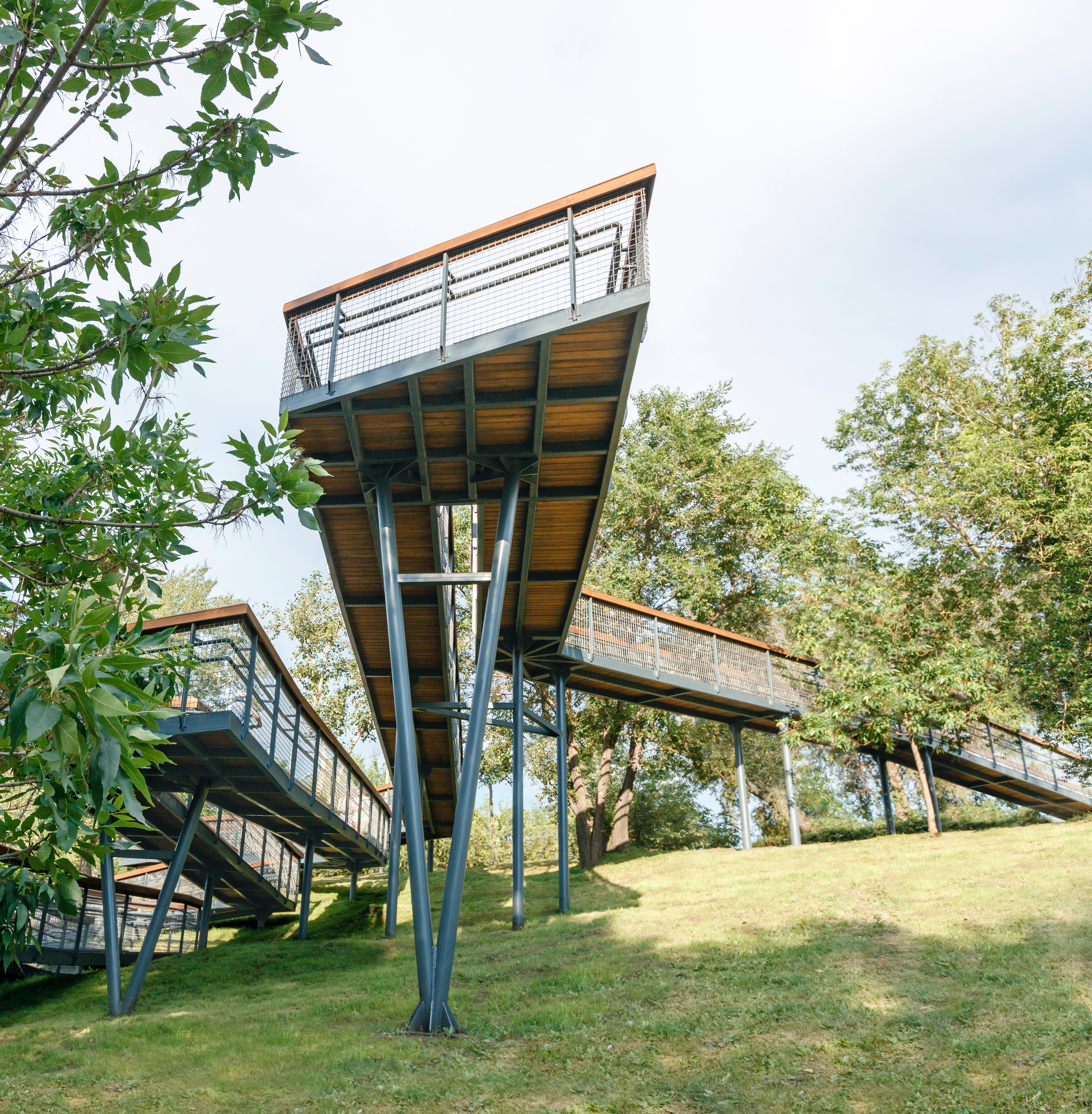 RAMP WITH VIEWING PLATFORMS By OOO ADM OOO Architecture Design 