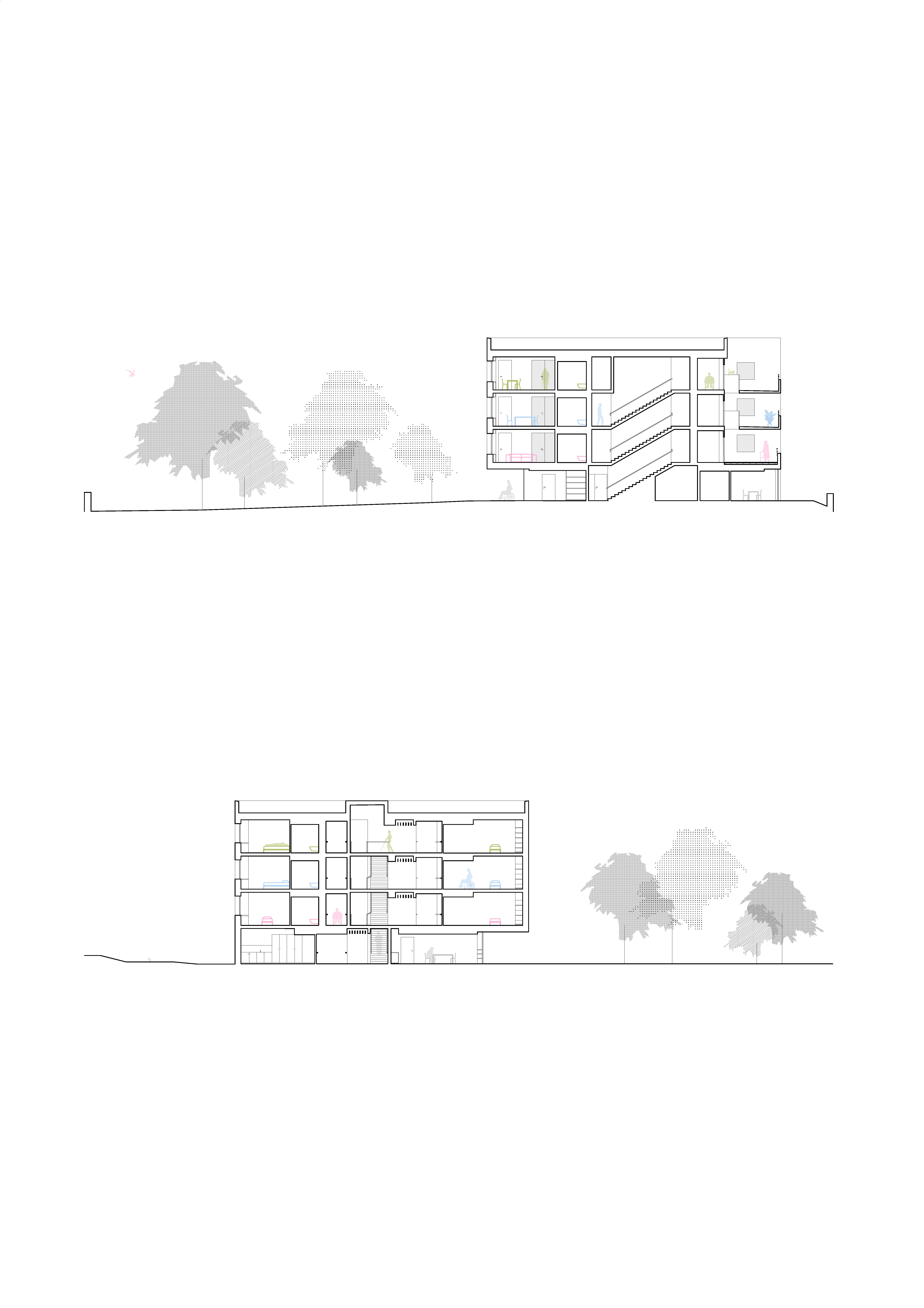 ‘JeanneMarie’ home for people suffering from mental disorders, in