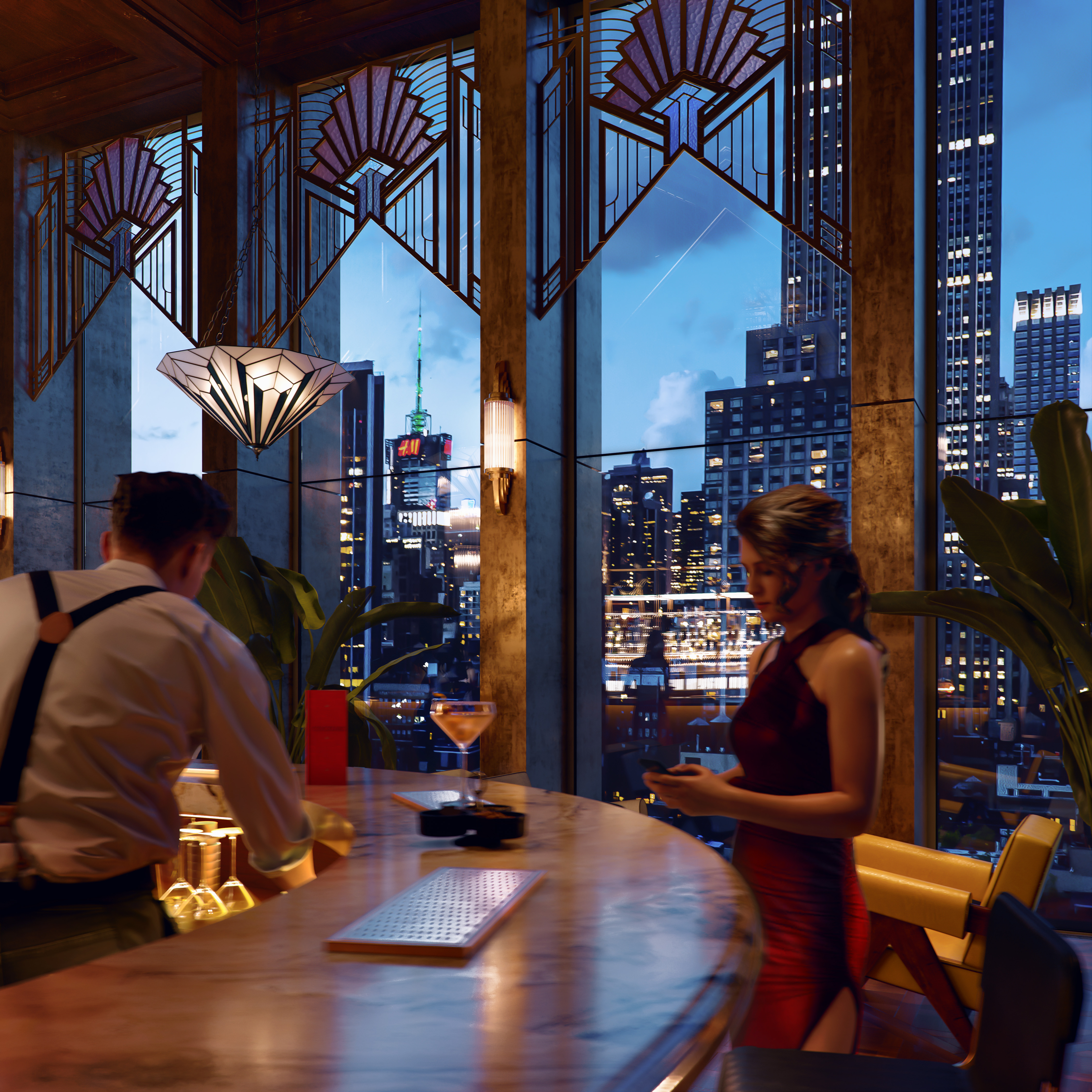 New York Art Deco Bar by F10 Studios Architizer